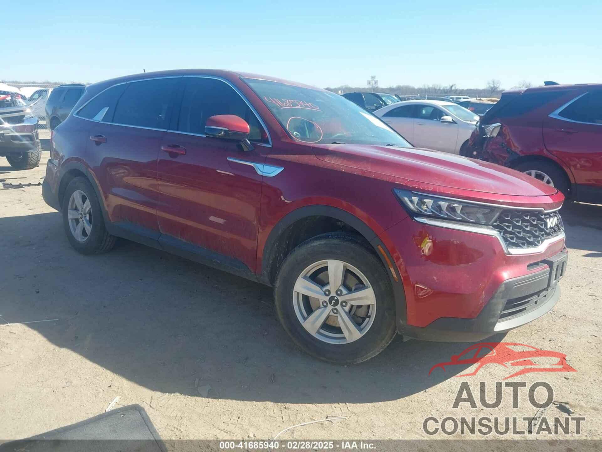 KIA SORENTO 2022 - 5XYRG4LC1NG112128
