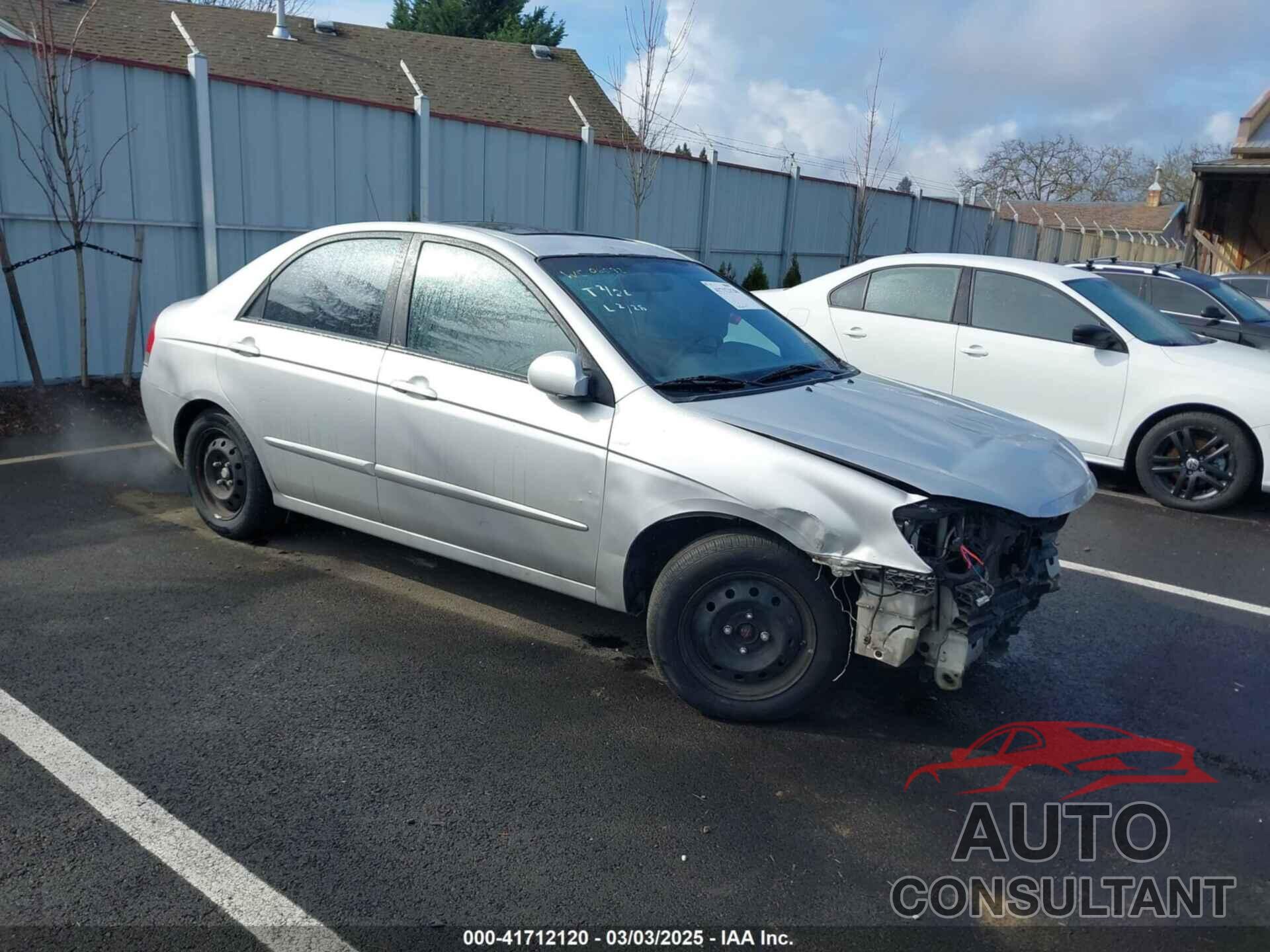 KIA SPECTRA 2009 - KNAFE222795662158