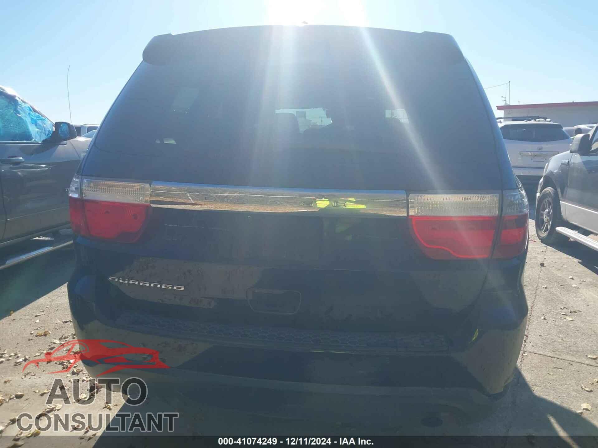DODGE DURANGO 2012 - 1C4RDHAGXCC260205