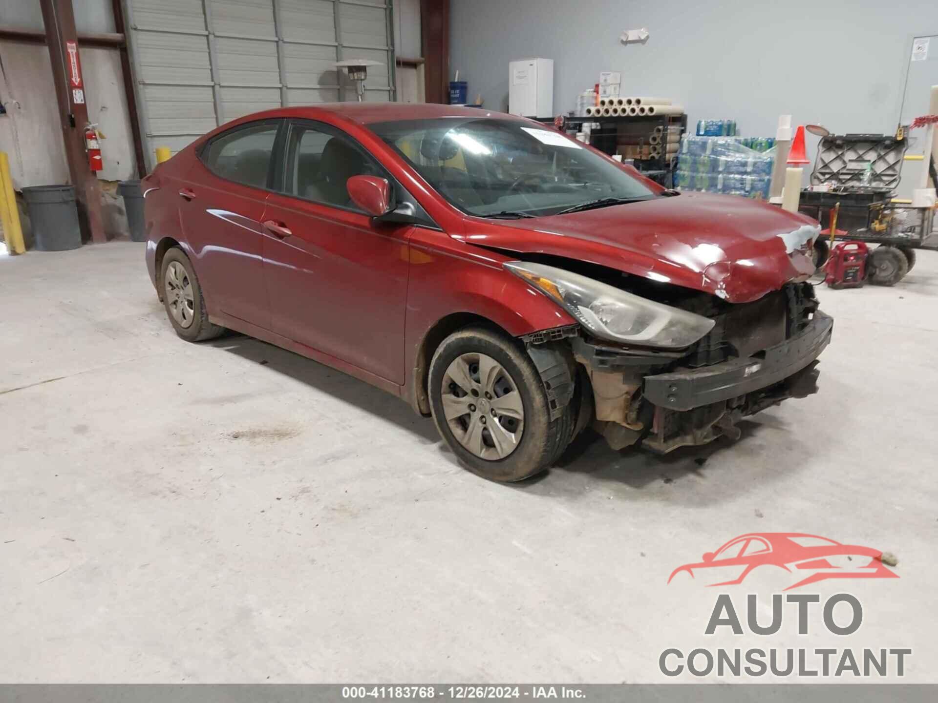 HYUNDAI ELANTRA 2016 - 5NPDH4AE1GH667796