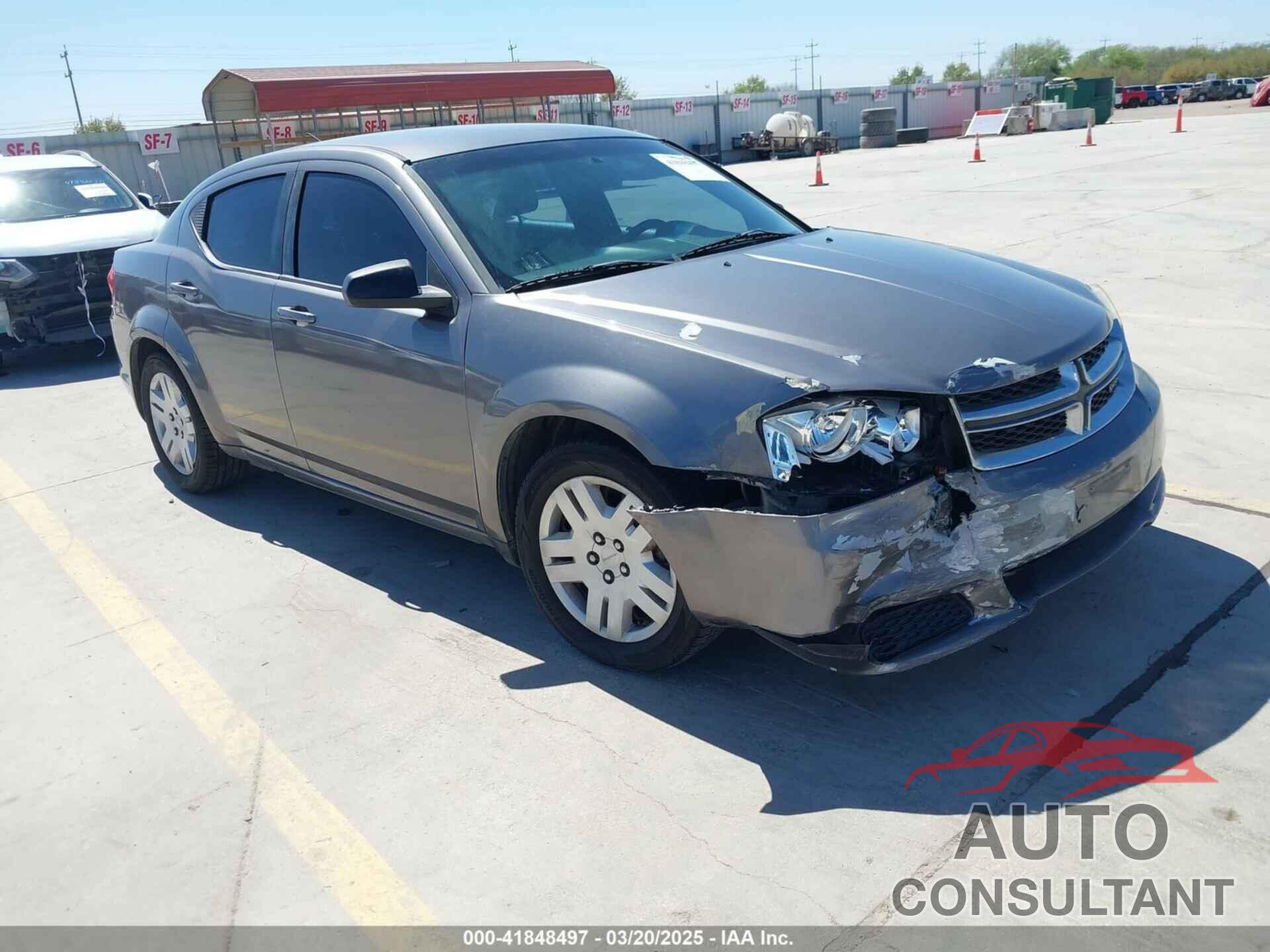 DODGE AVENGER 2011 - 1B3BD4FB3BN608647