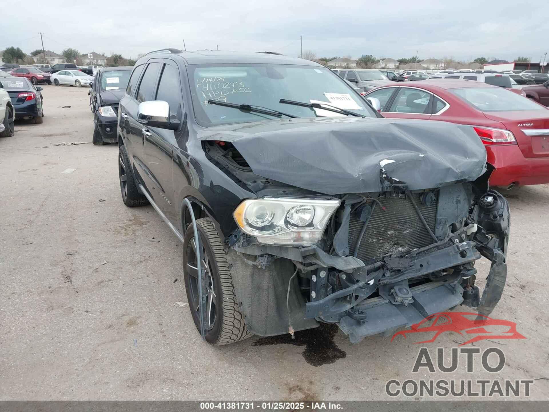 DODGE DURANGO 2011 - 1D4SE5GTXBC695700