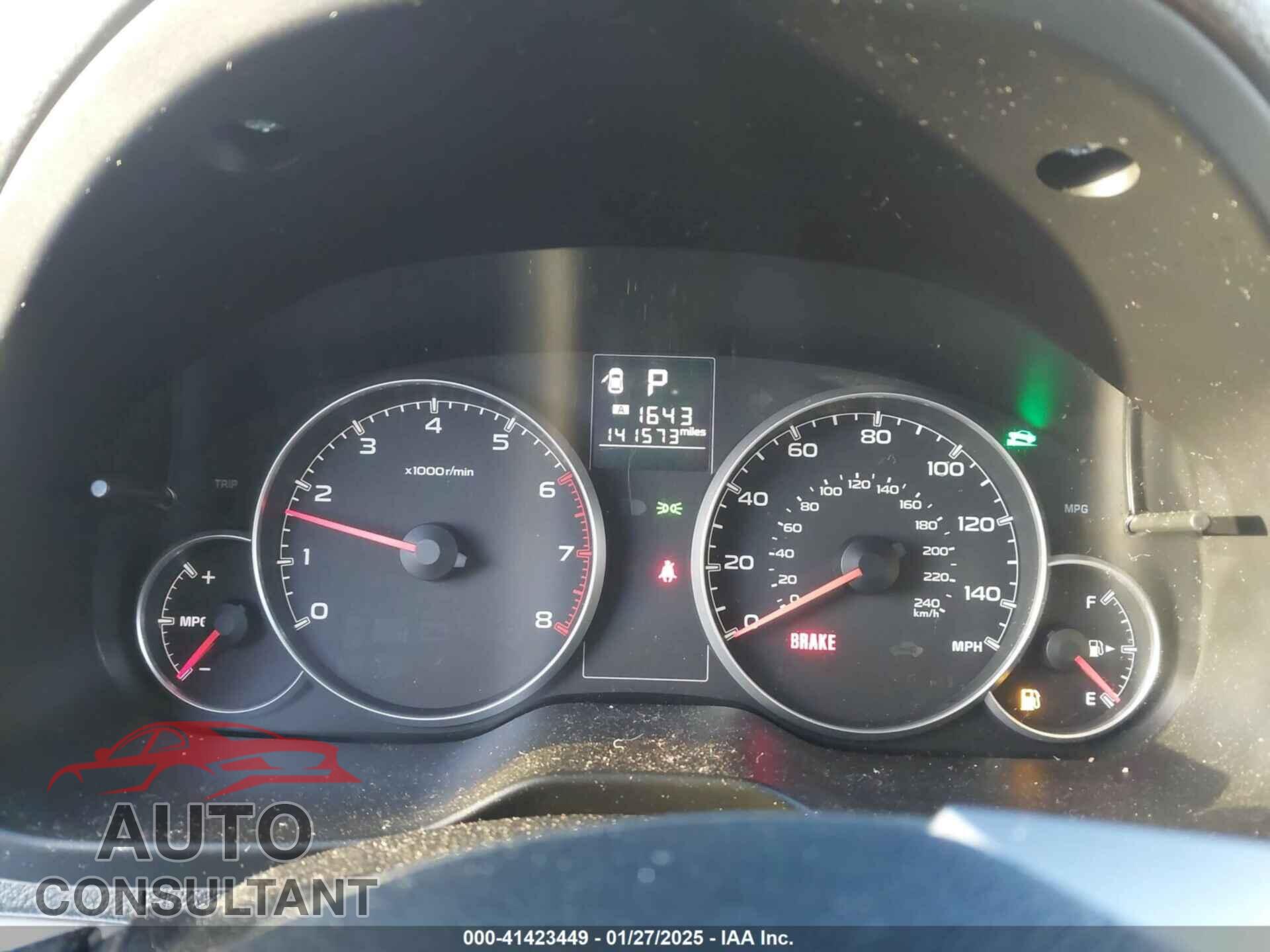 SUBARU OUTBACK 2013 - 4S4BRBCC2D3270699