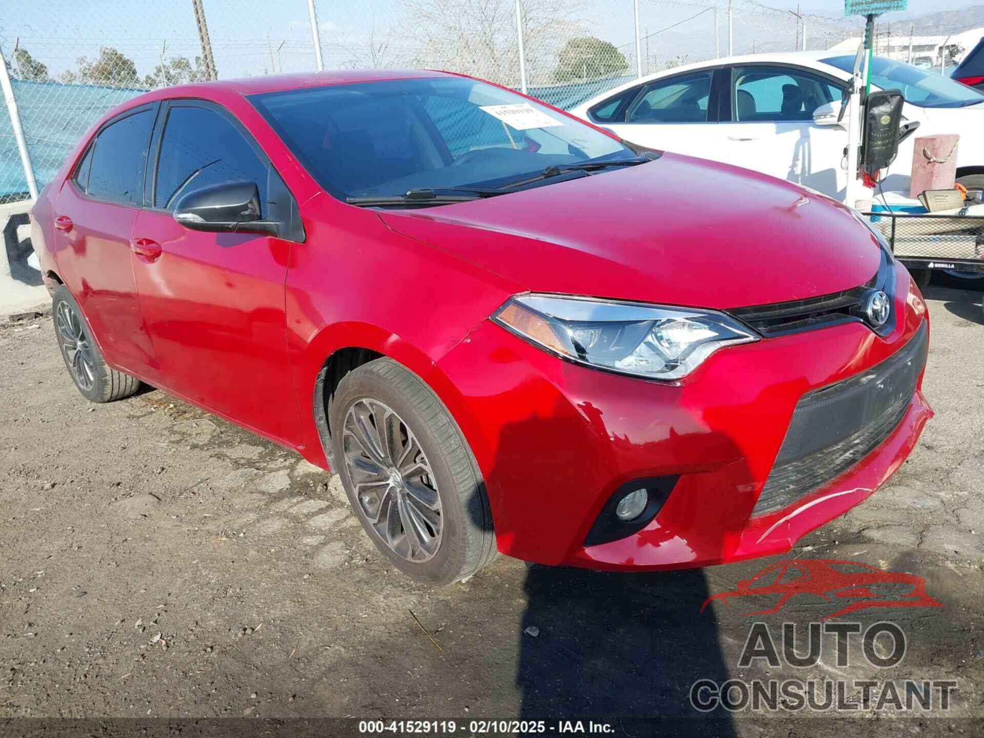 TOYOTA COROLLA 2015 - 5YFBURHE6FP182044