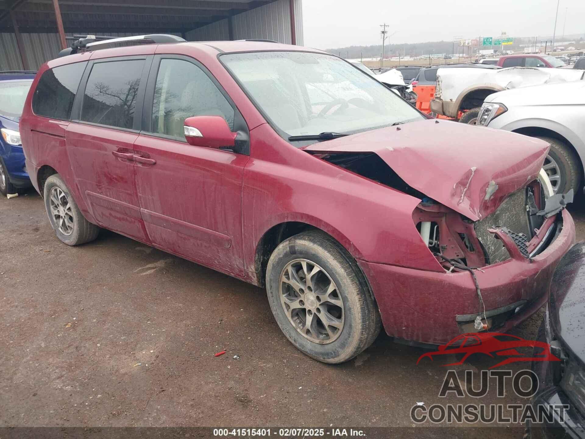 KIA SEDONA 2014 - KNDMG4C72E6538796