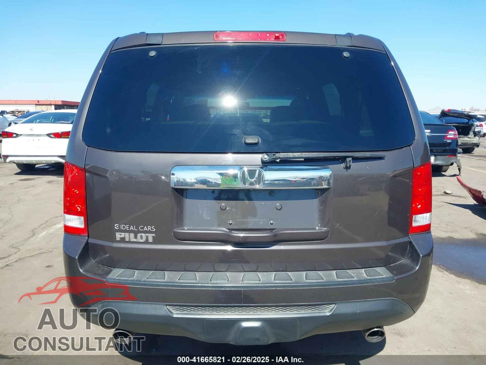 HONDA PILOT 2012 - 5FNYF3H58CB015631