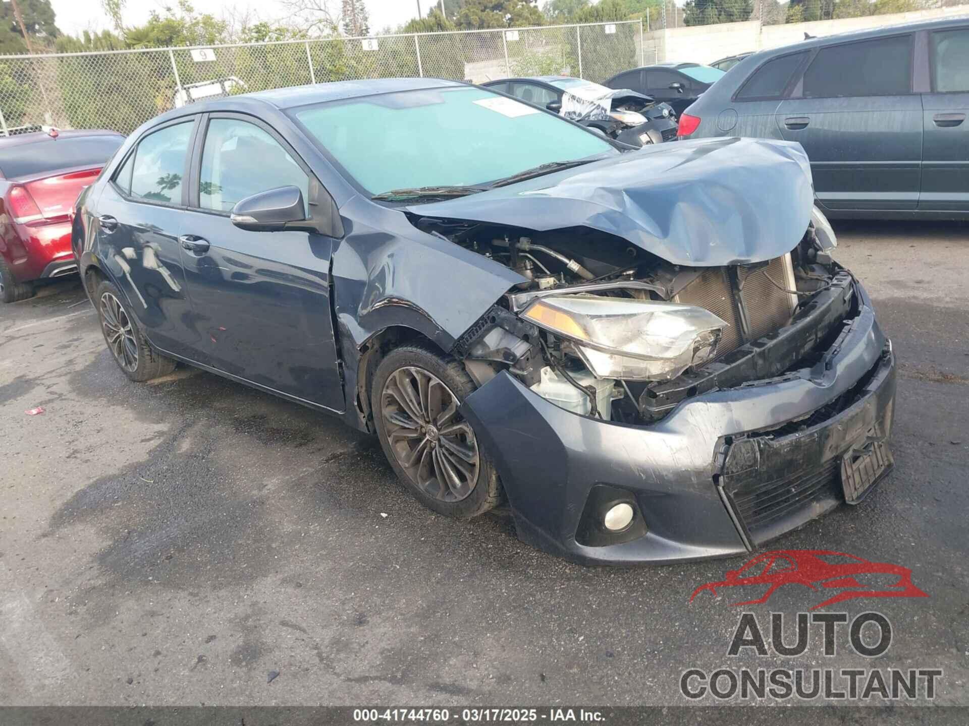 TOYOTA COROLLA 2015 - 5YFBURHE1FP310612