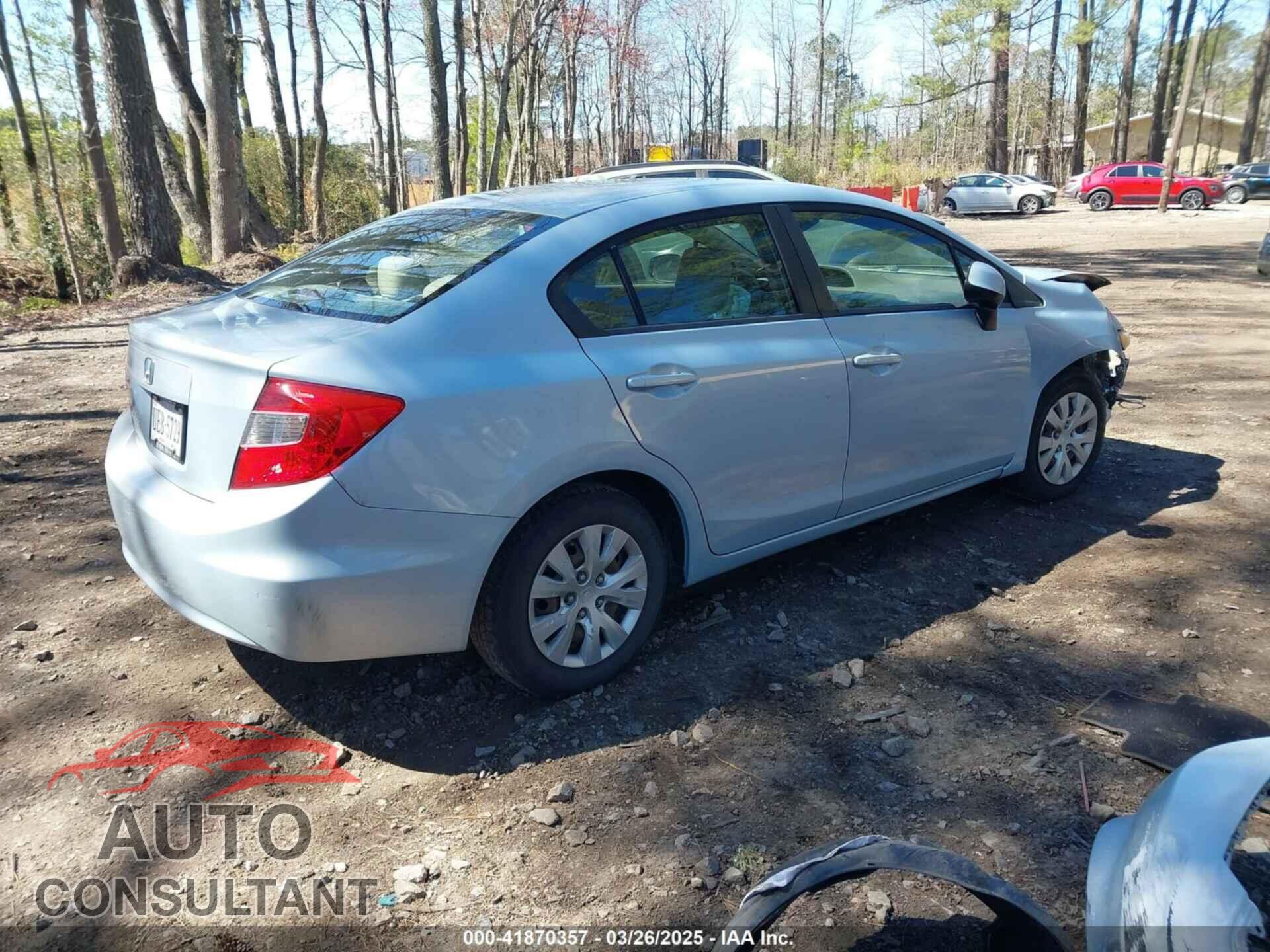 HONDA CIVIC 2012 - 19XFB2F55CE080037