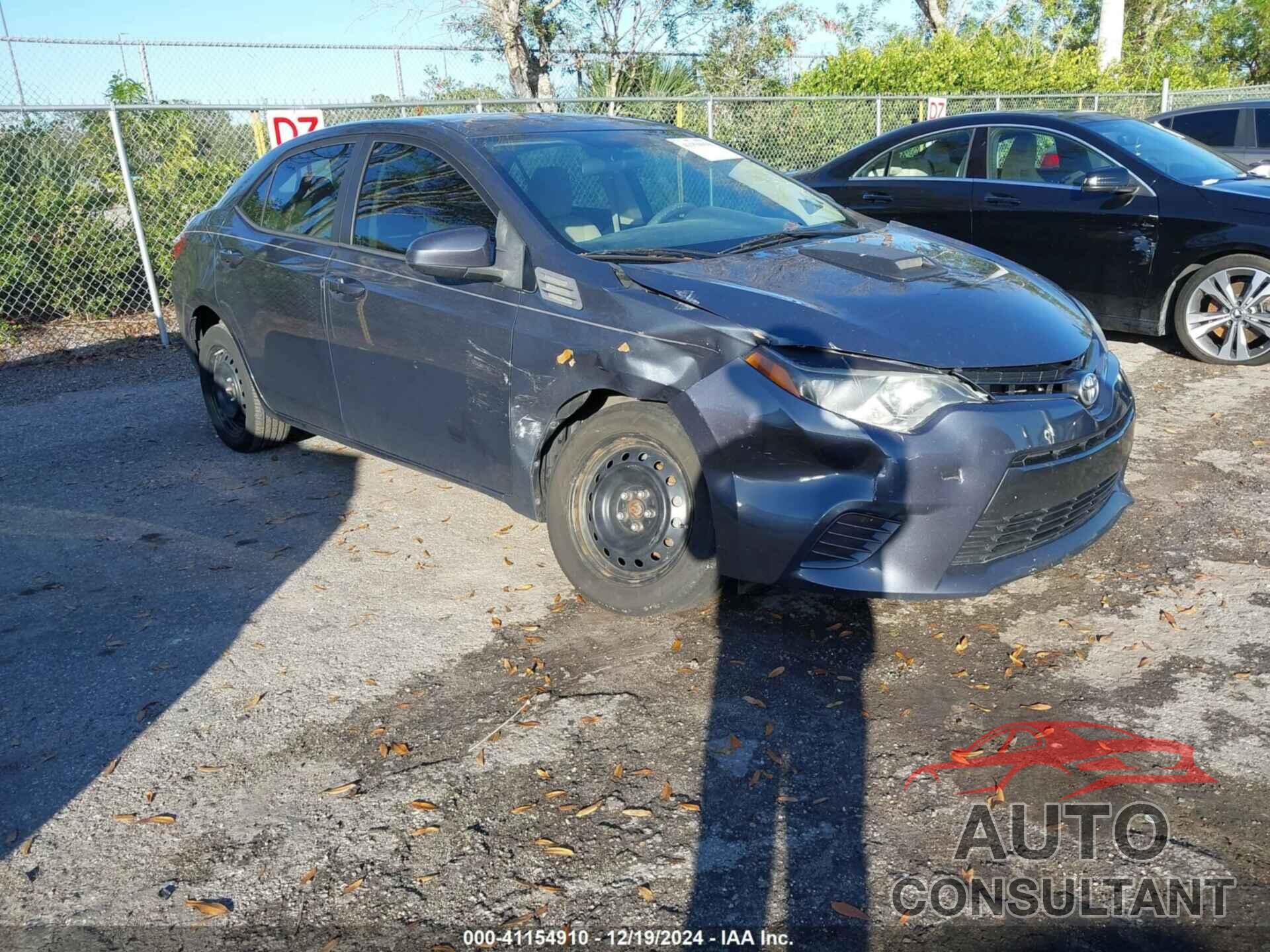 TOYOTA COROLLA 2015 - 2T1BURHE1FC268846