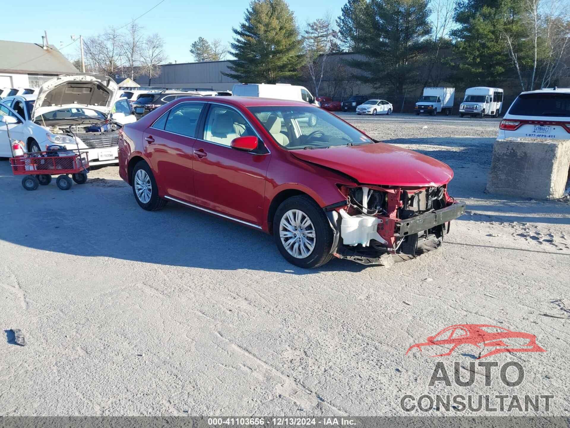 TOYOTA CAMRY 2012 - 4T1BF1FK7CU624909