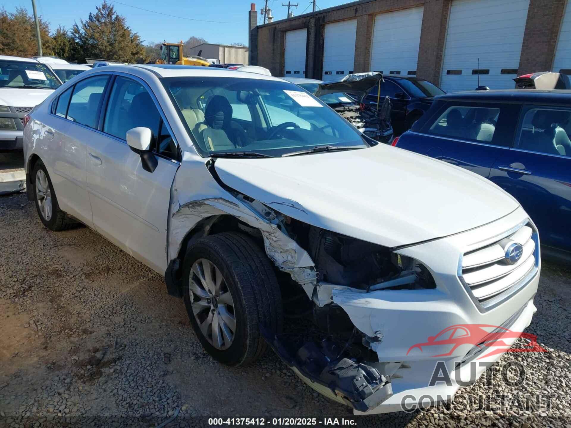 SUBARU LEGACY 2016 - 4S3BNBD65G3012576