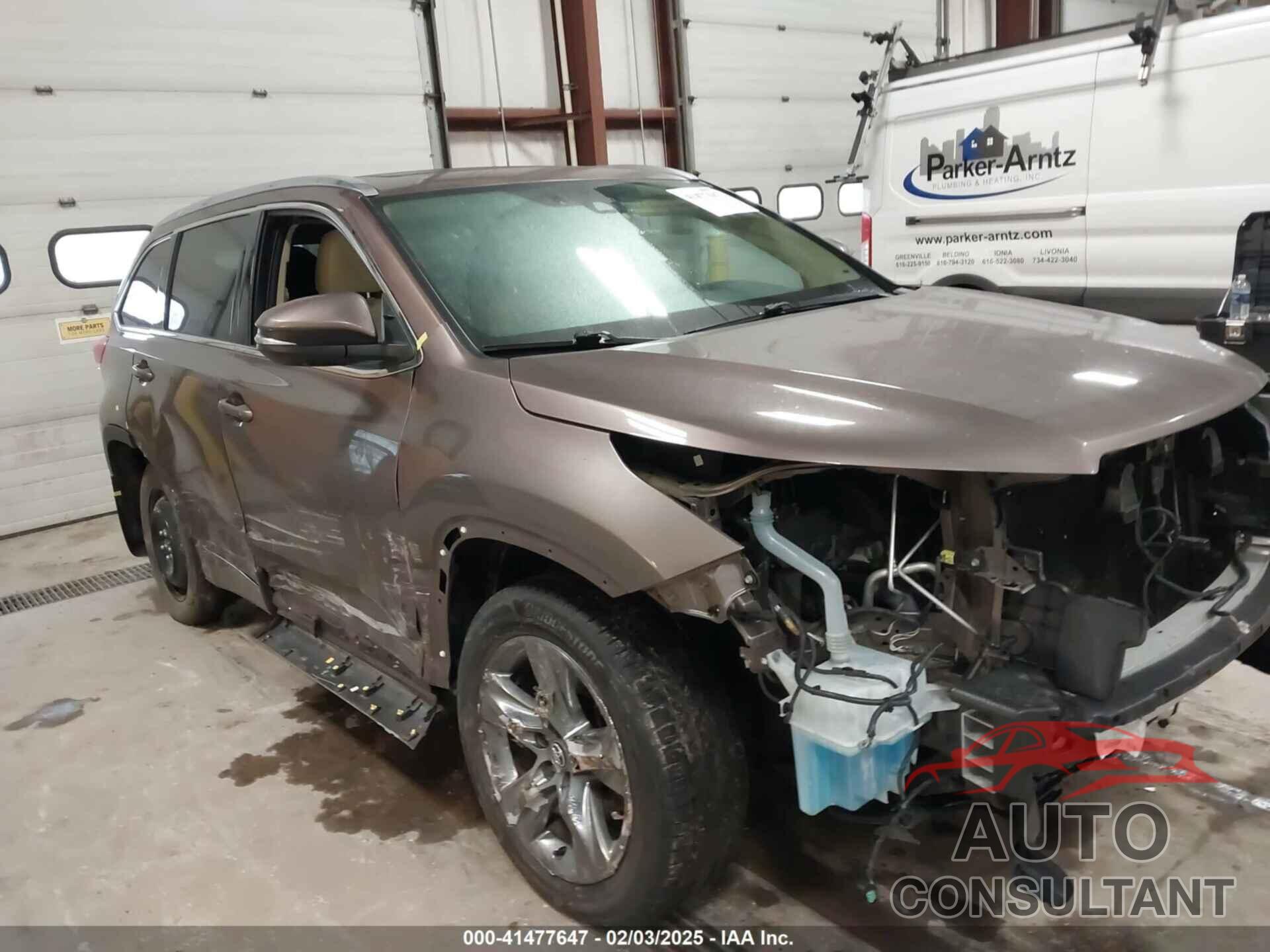 TOYOTA HIGHLANDER 2017 - 5TDDZRFH8HS367469