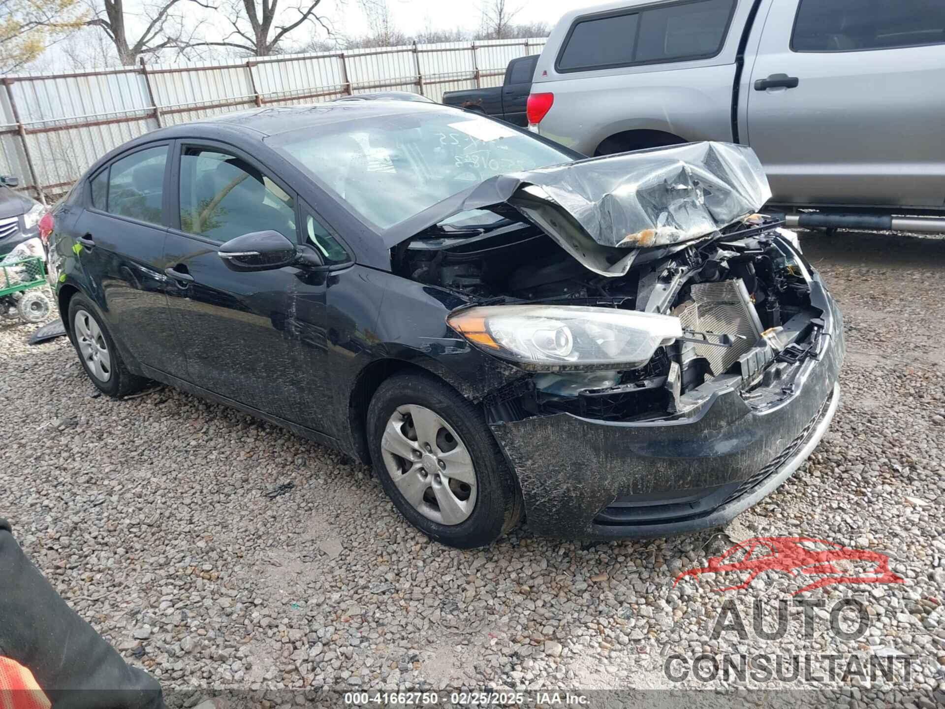 KIA FORTE 2016 - KNAFX4A60G5556660