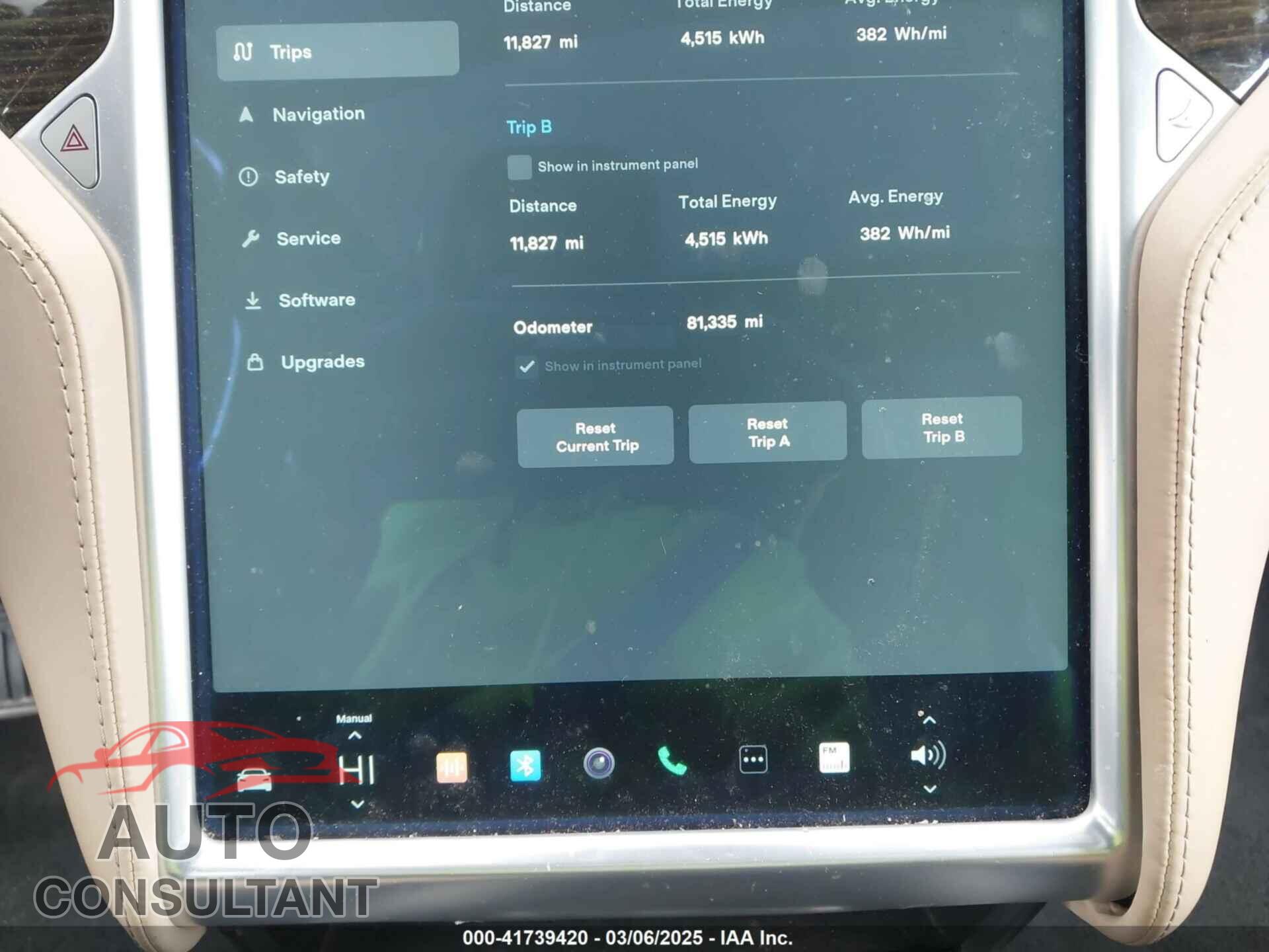 TESLA MODEL S 2015 - 5YJSA1E20FF107291