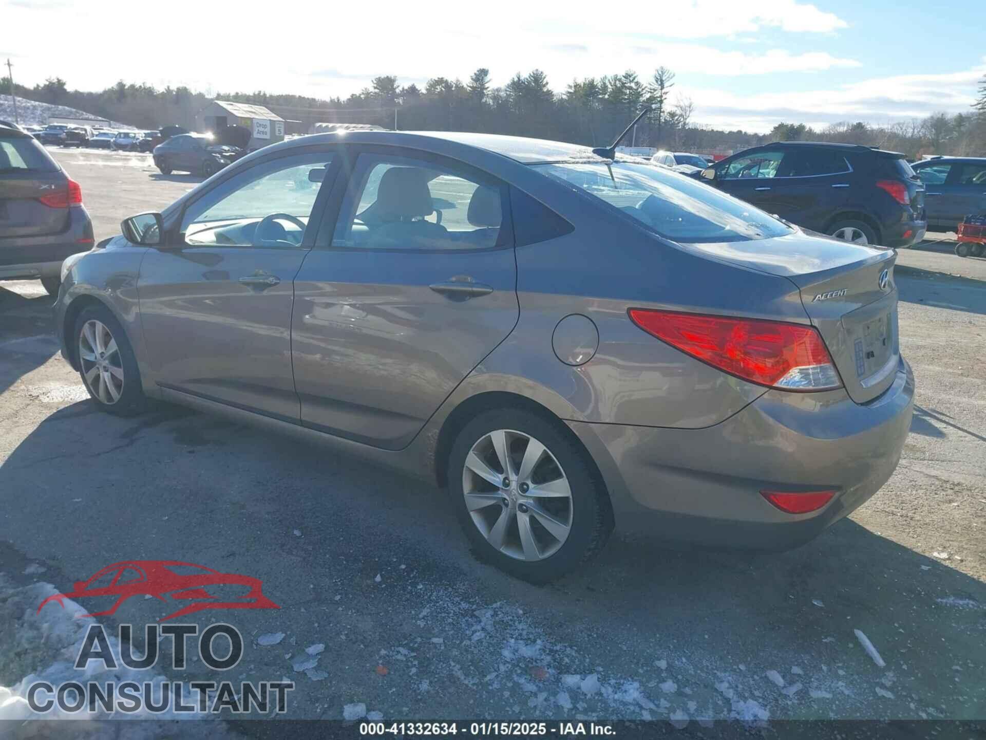 HYUNDAI ACCENT 2012 - KMHCU4AE3CU036681