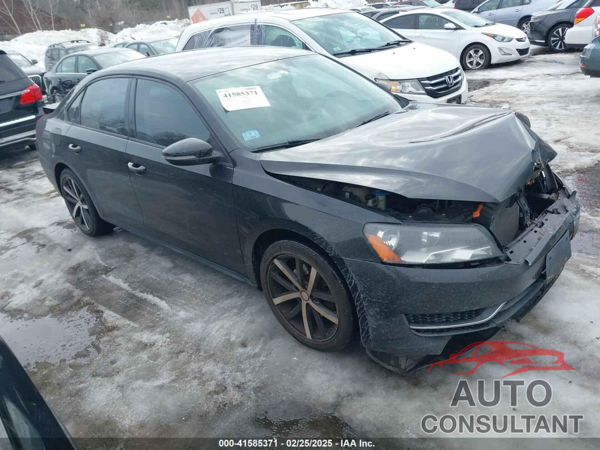 VOLKSWAGEN PASSAT 2012 - 1VWAP7A3XCC026705