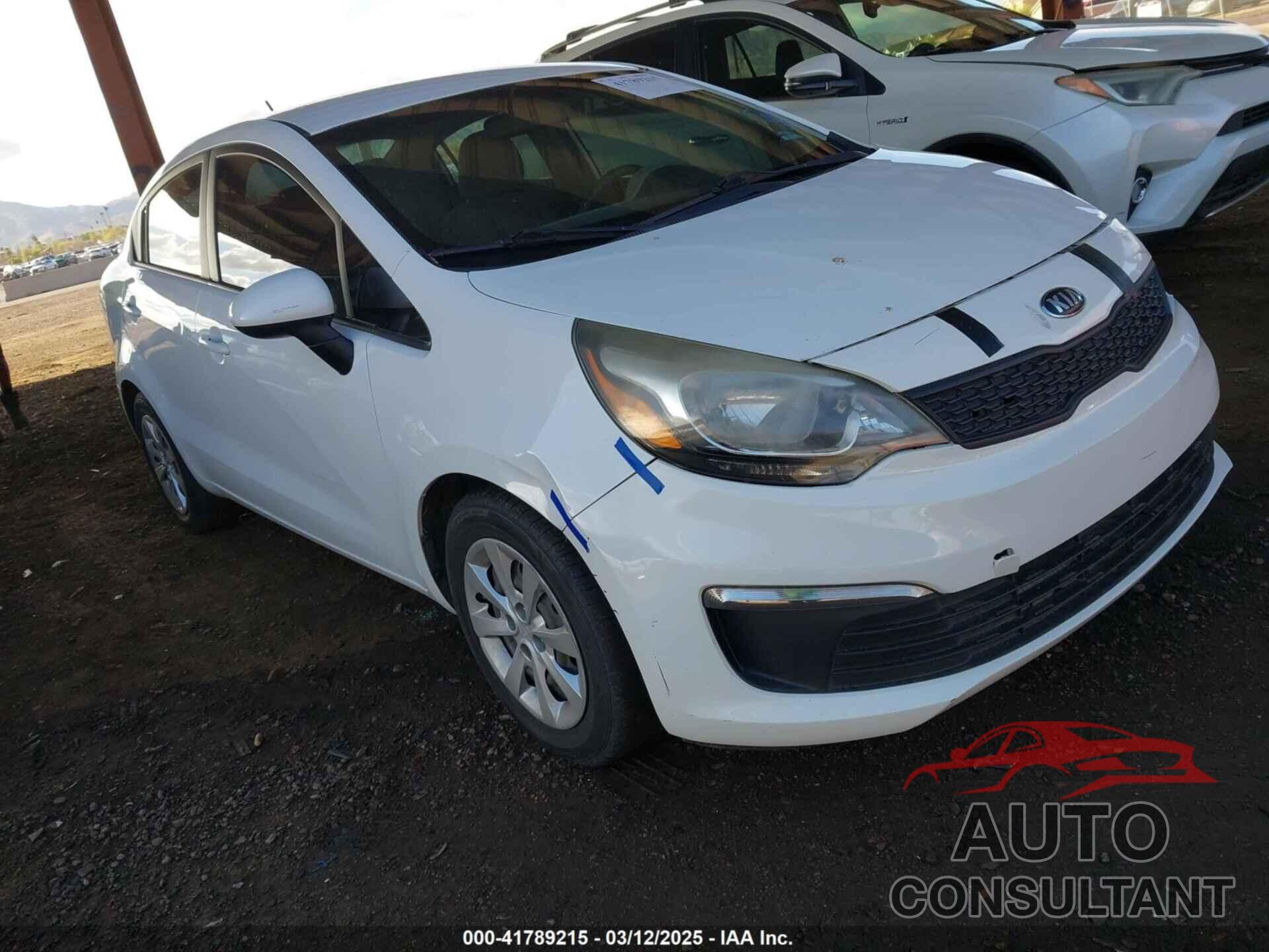 KIA RIO 2016 - KNADM4A38G6564814