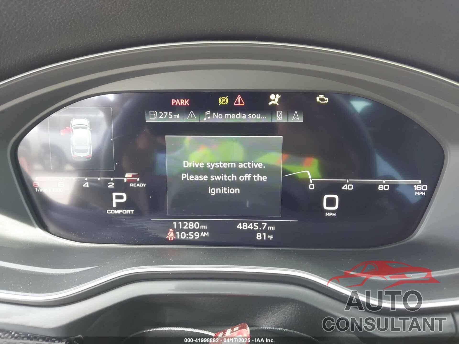 AUDI S5 SPORTBACK 2023 - WAUB4DF52PA011381