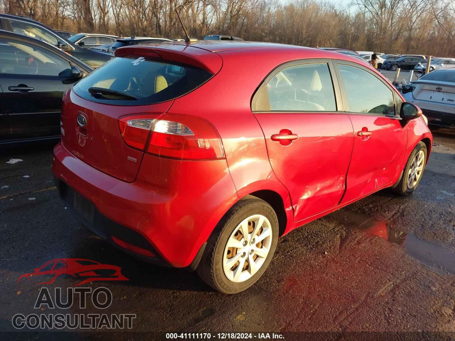 KIA RIO5 2012 - KNADM5A37C6067852