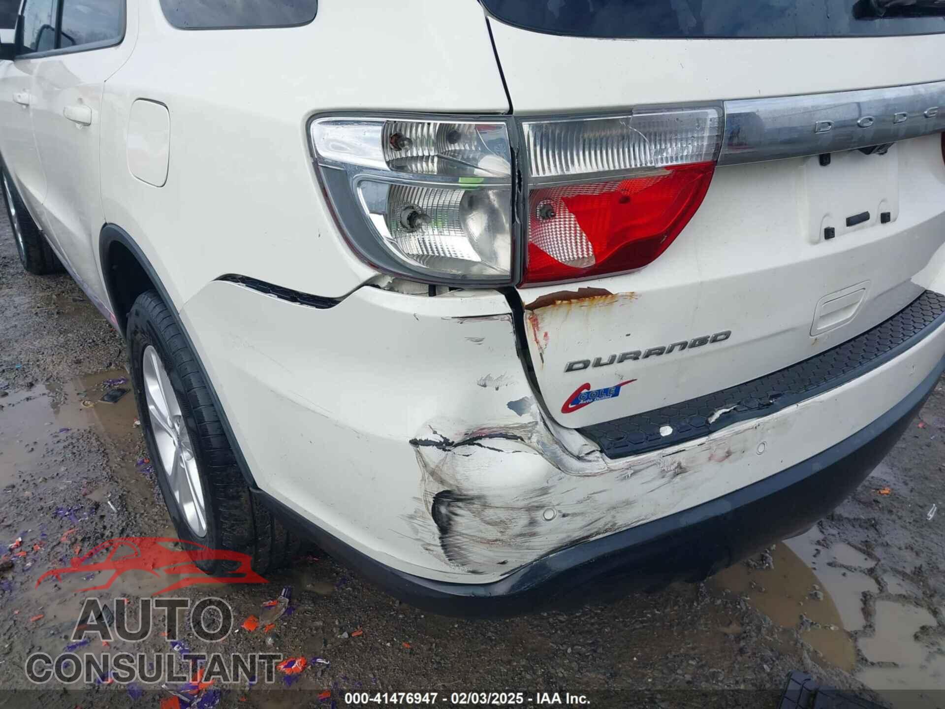 DODGE DURANGO 2012 - 1C4RDJAG1CC336434