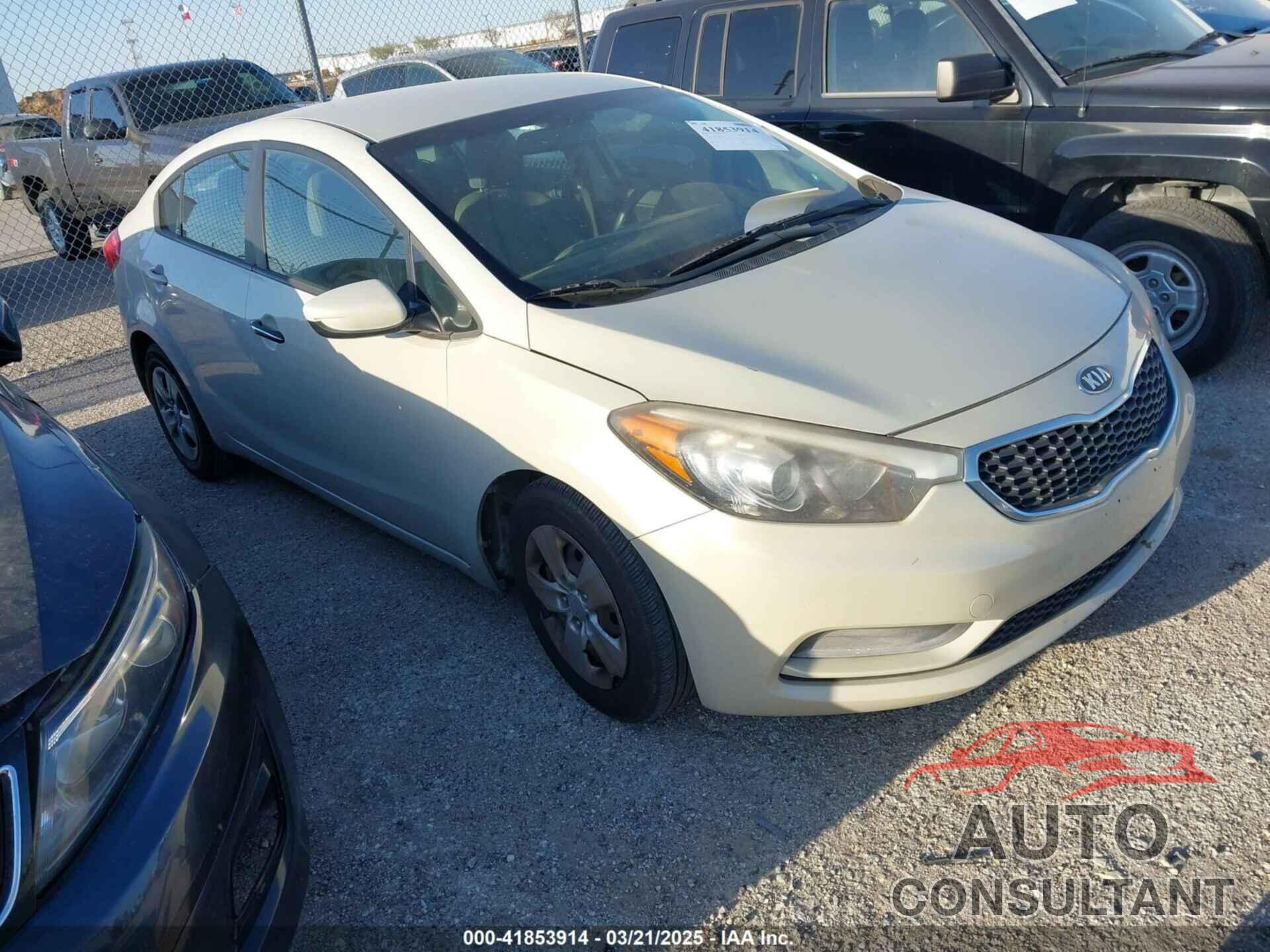 KIA FORTE 2015 - KNAFK4A61F5419837