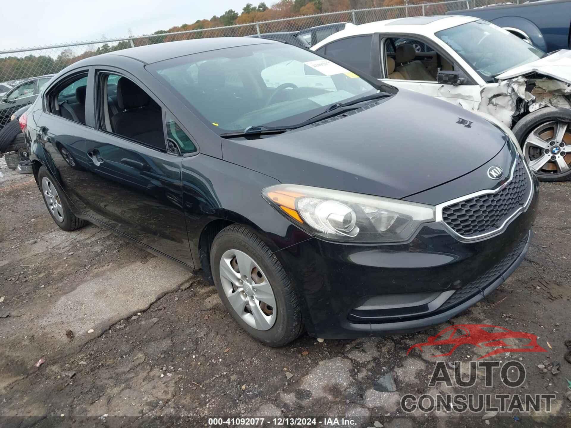 KIA FORTE 2016 - KNAFK4A64G5487941