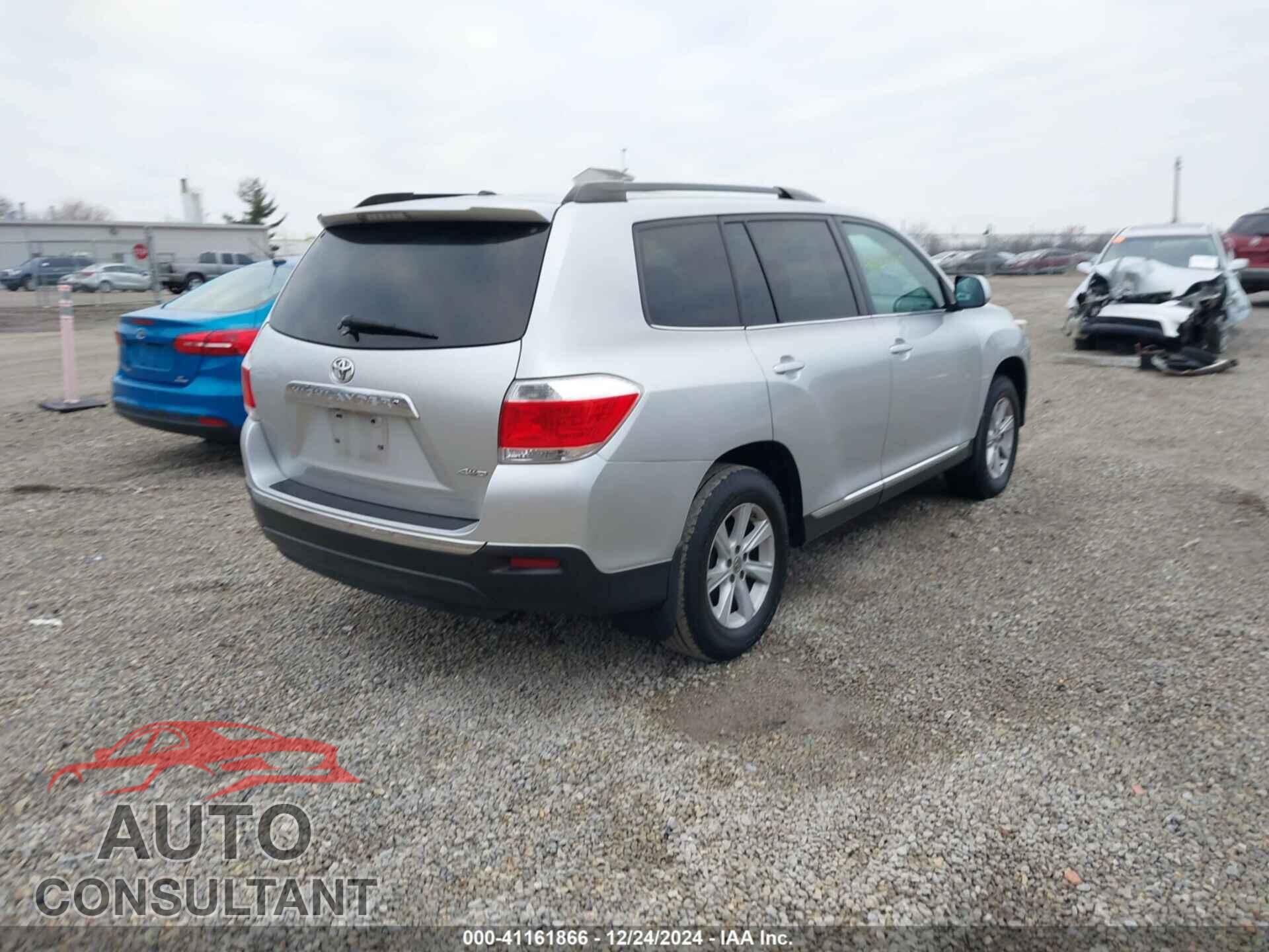 TOYOTA HIGHLANDER 2012 - 5TDBK3EH1CS150123
