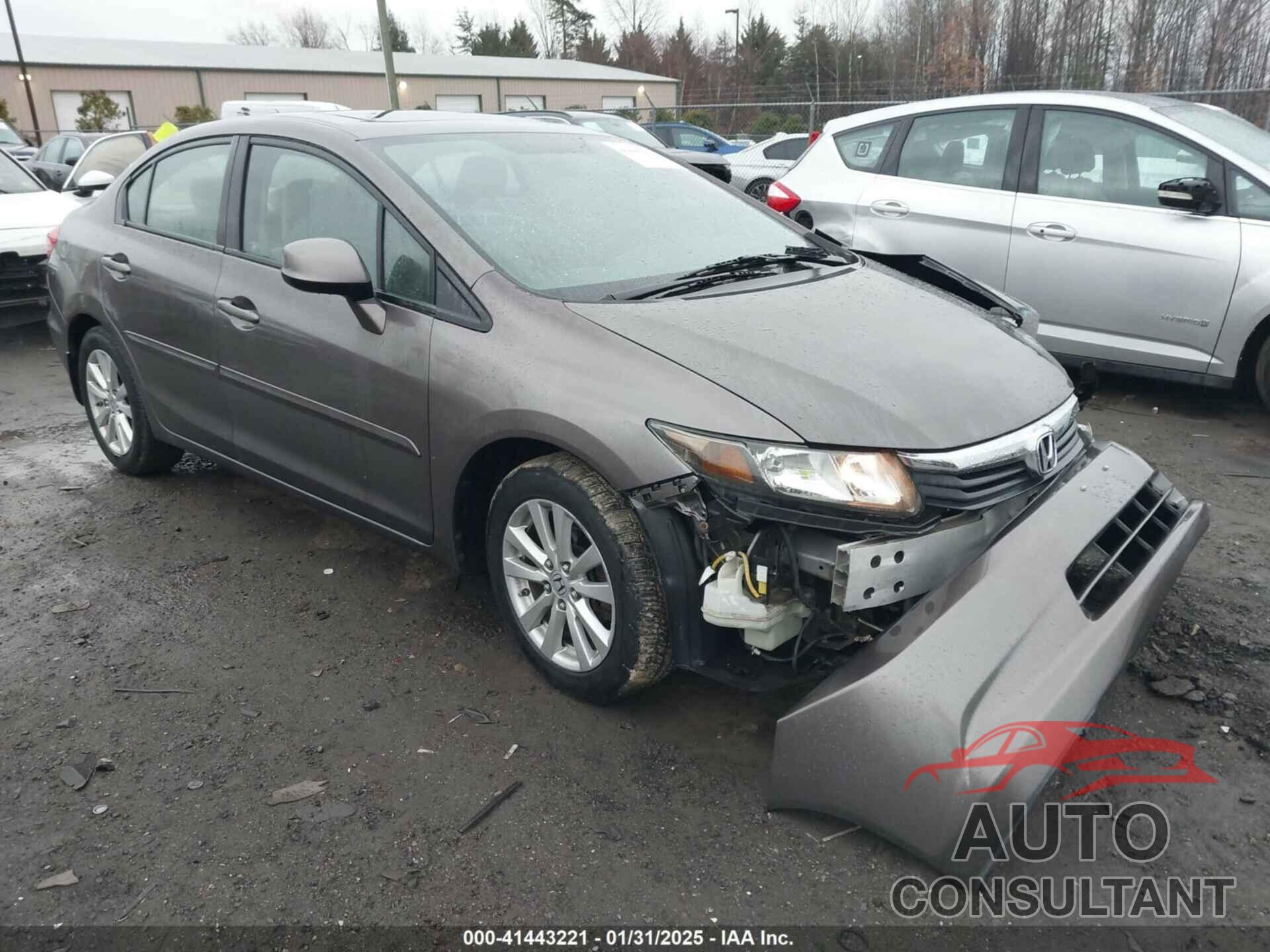 HONDA CIVIC 2012 - 19XFB2F80CE015283