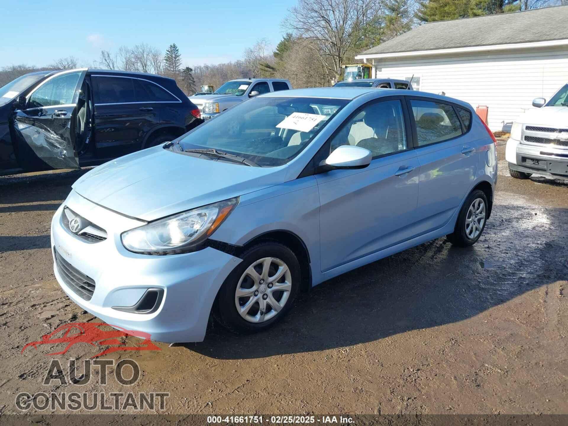 HYUNDAI ACCENT 2012 - KMHCT5AE1CU044139