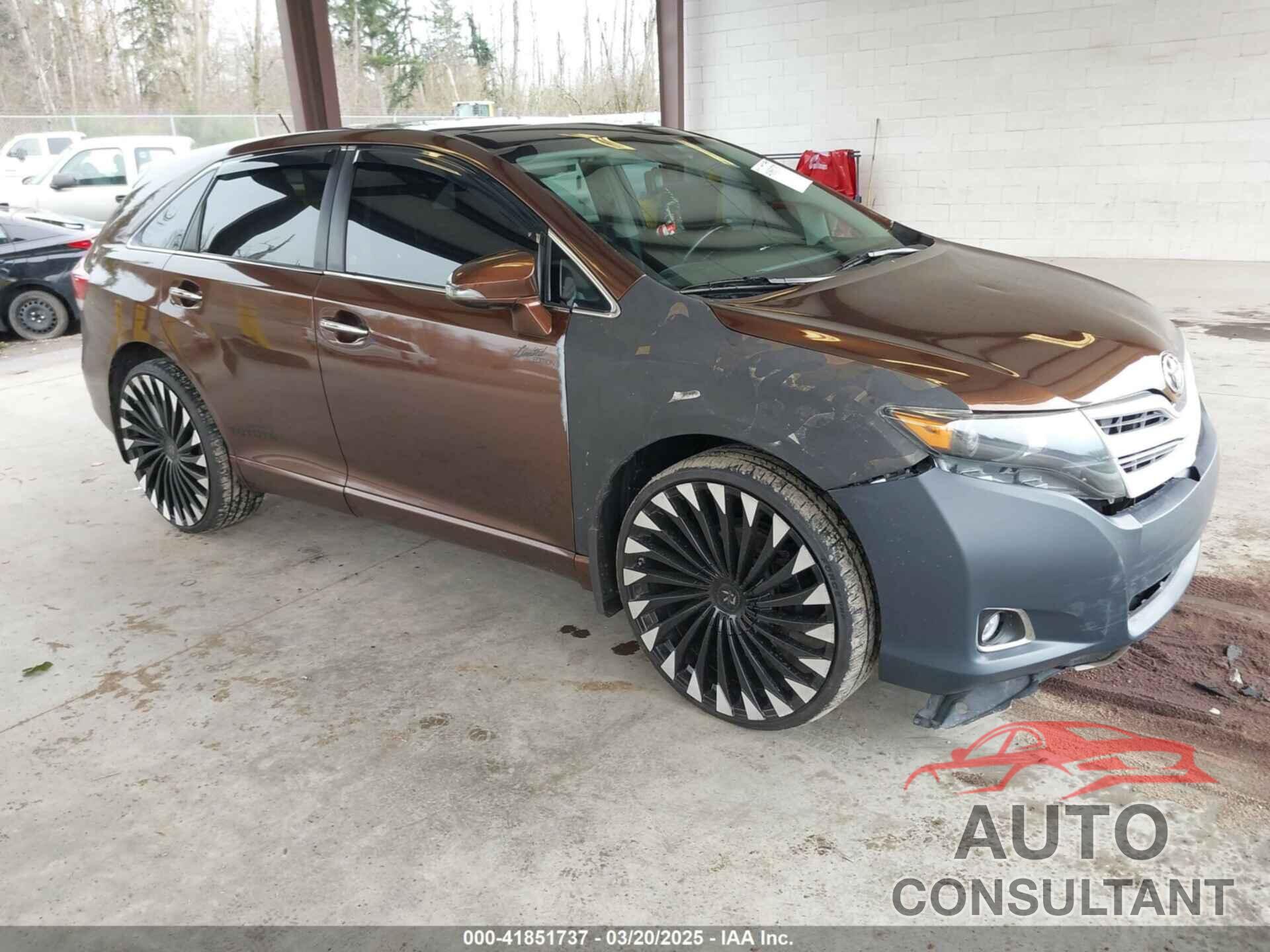 TOYOTA VENZA 2013 - 4T3BK3BB6DU079484