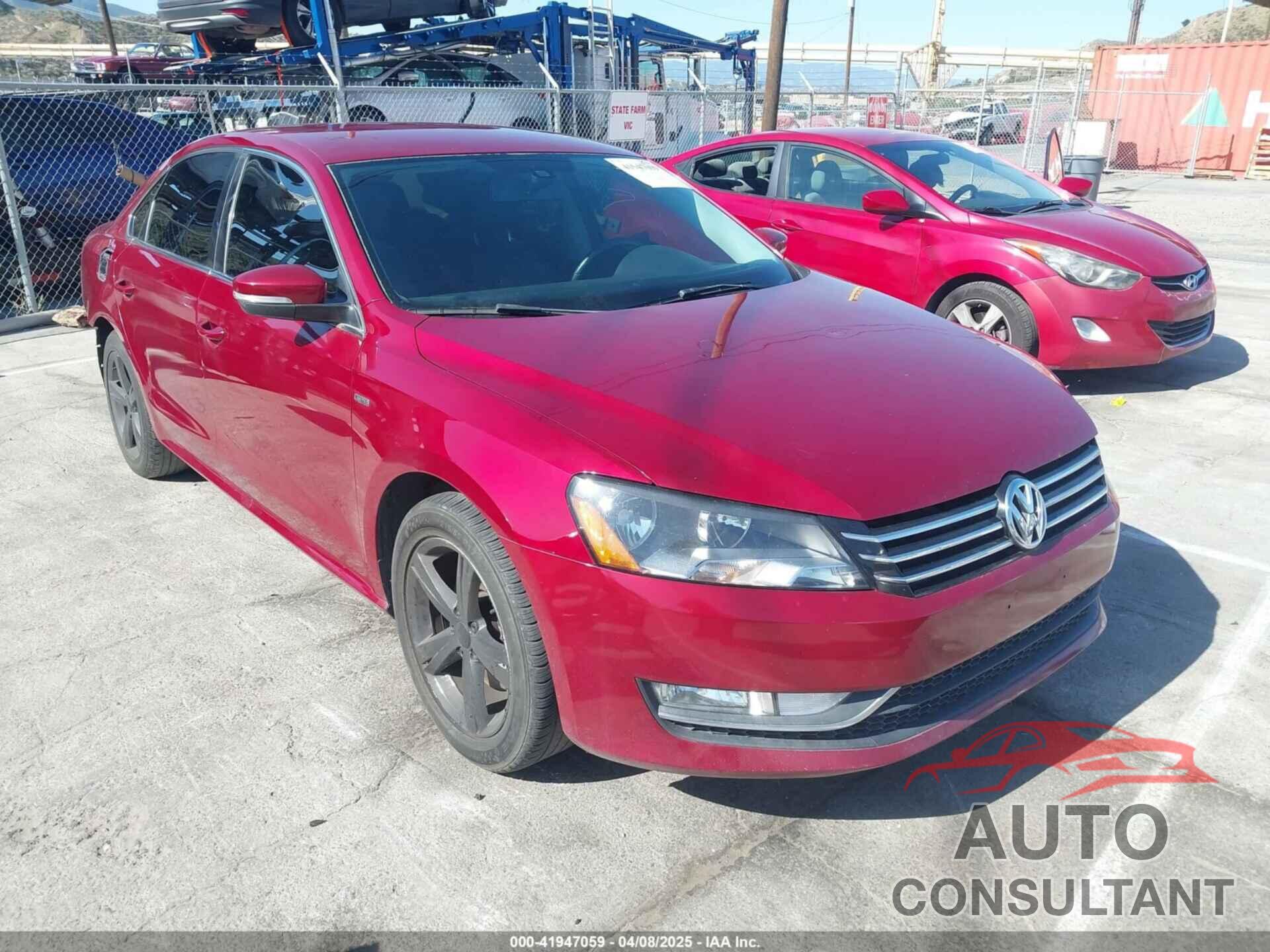 VOLKSWAGEN PASSAT 2015 - 1VWAT7A3XFC117991