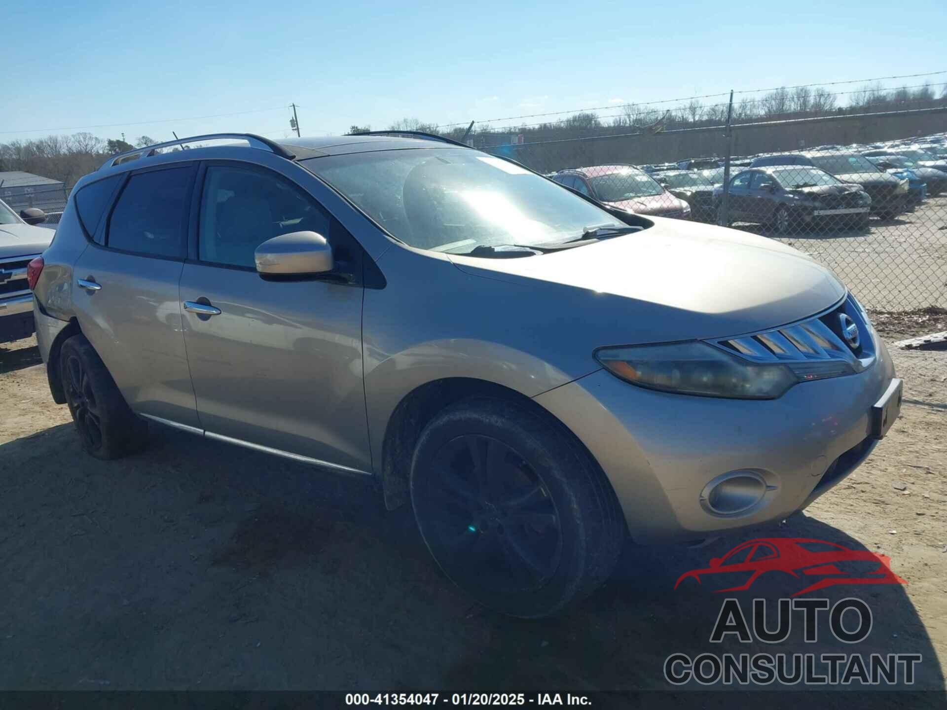 NISSAN MURANO 2009 - JN8AZ18W69W129044