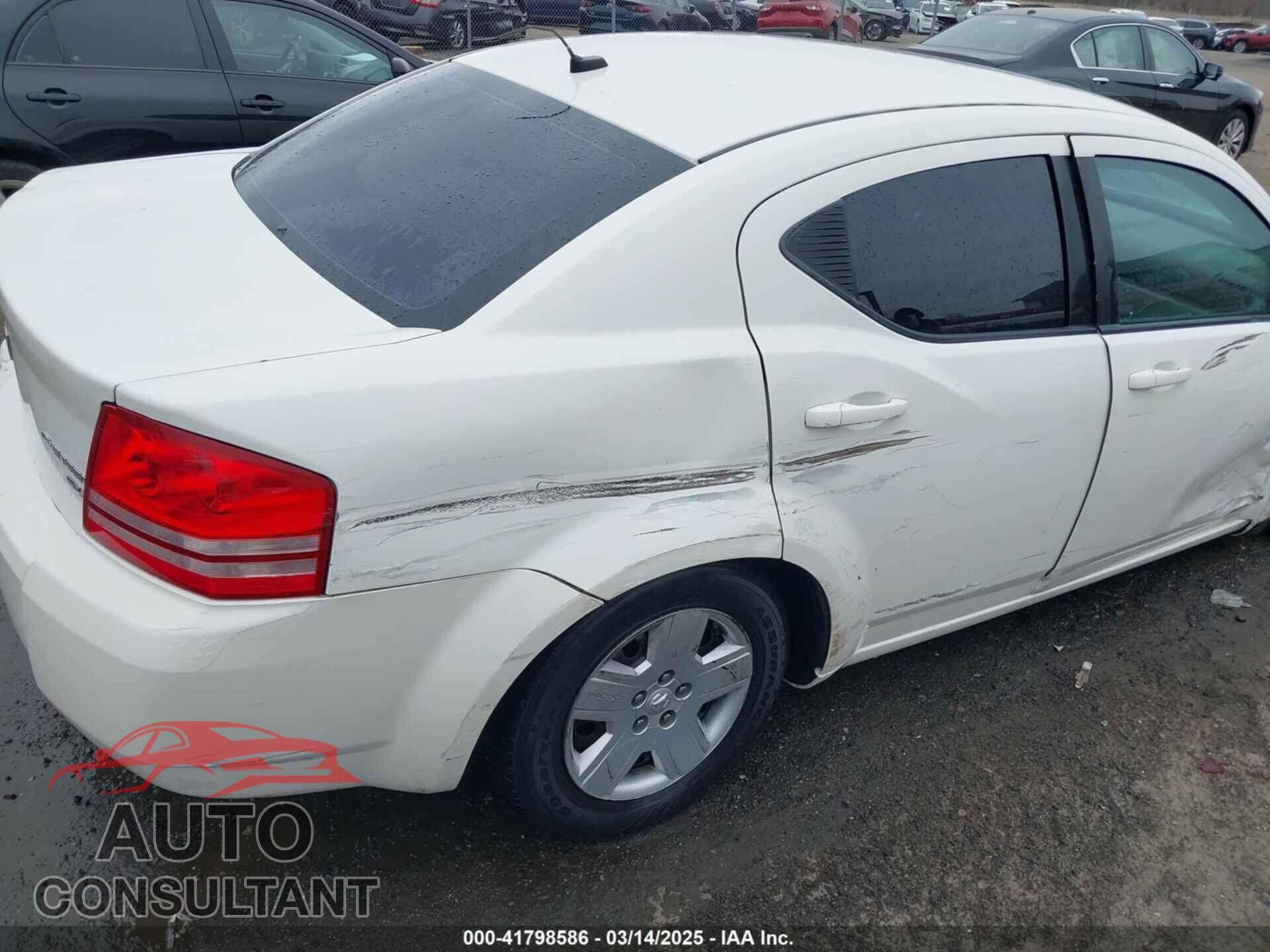 DODGE AVENGER 2010 - 1B3CC4FDXAN193611