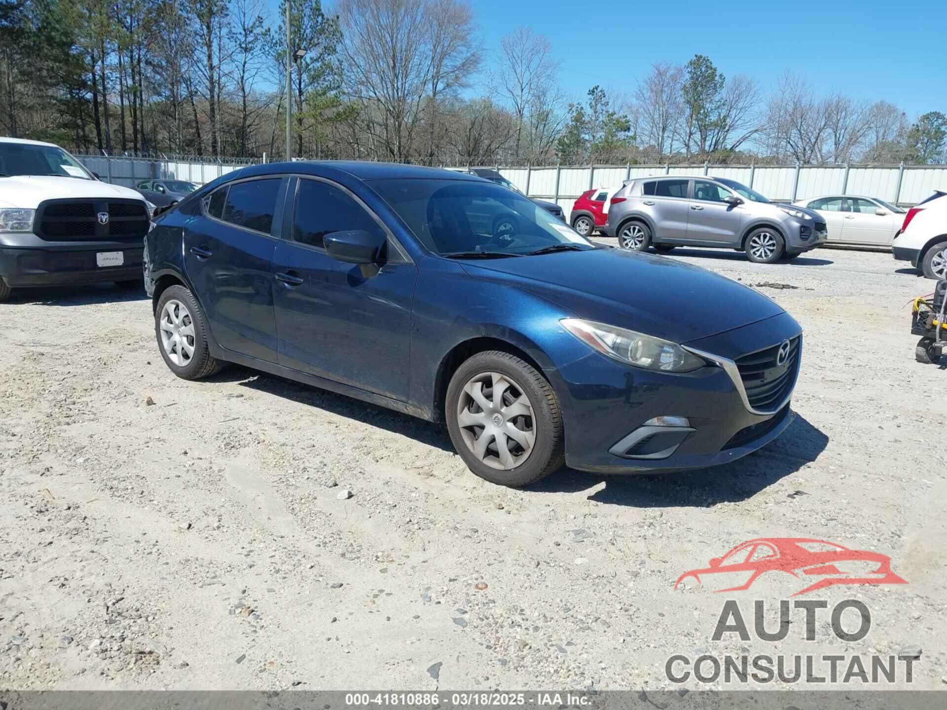 MAZDA MAZDA3 2014 - JM1BM1U74E1195564