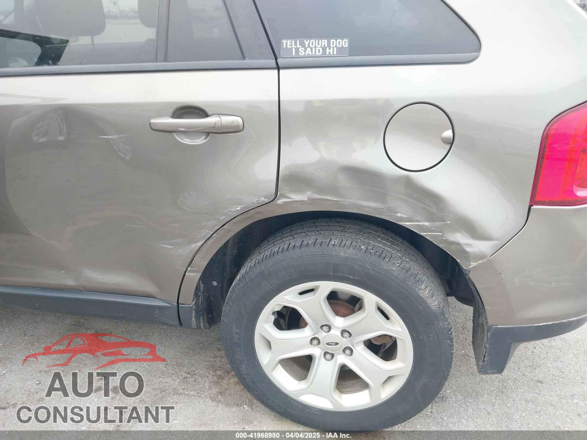 FORD EDGE 2013 - 2FMDK3JCXDBB82859