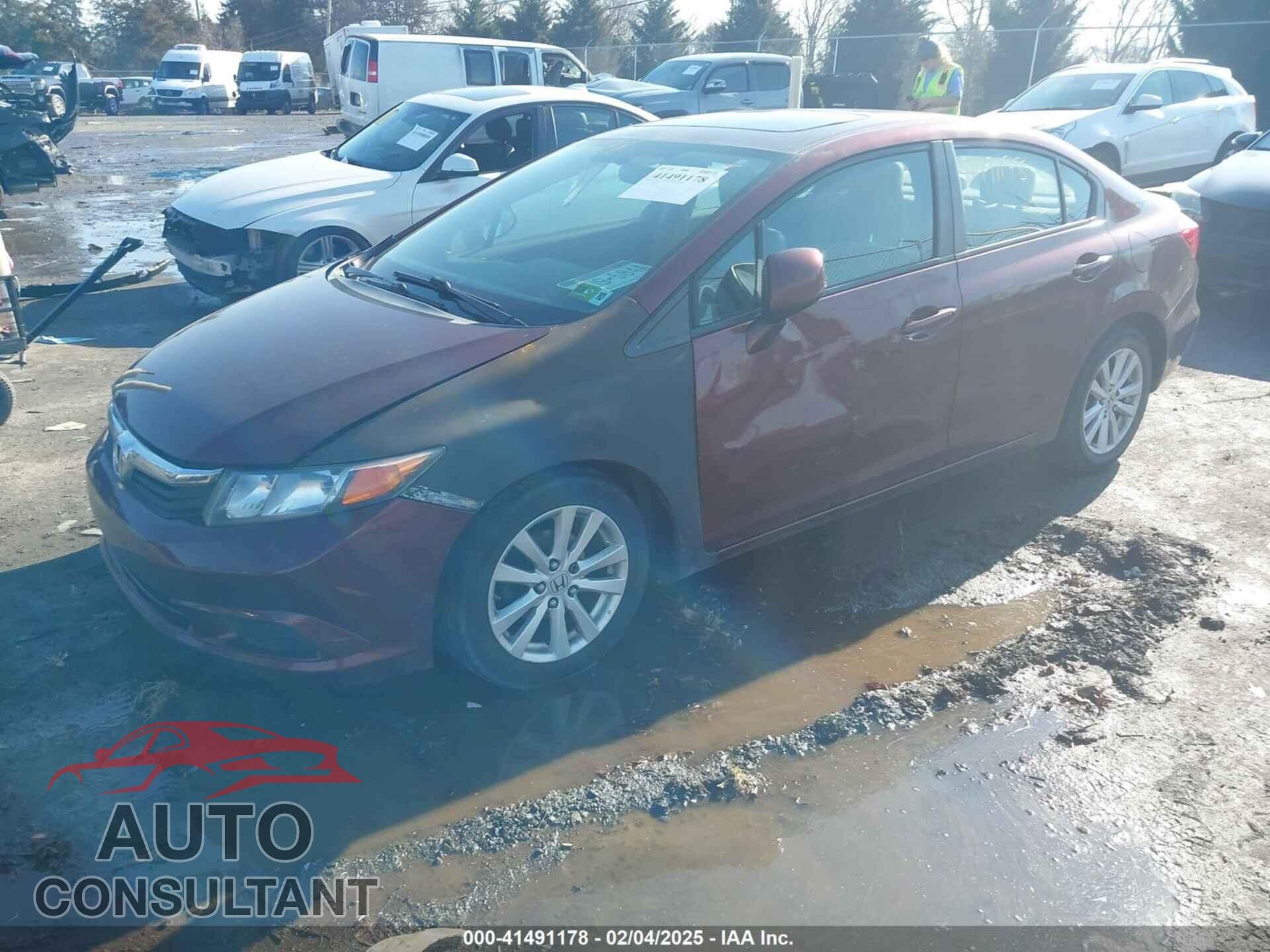 HONDA CIVIC 2012 - 2HGFB2F9XCH536736