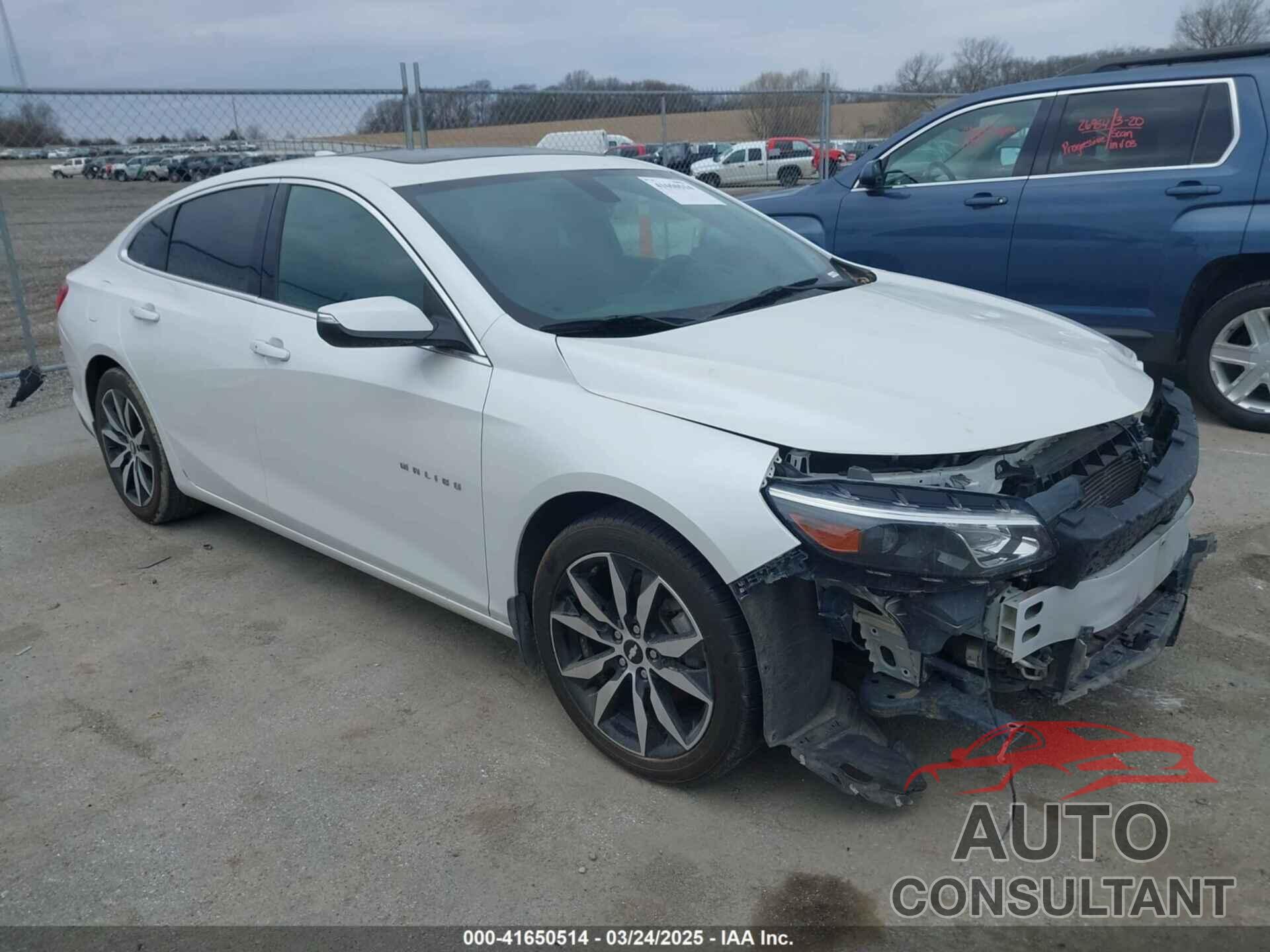 CHEVROLET MALIBU 2016 - 1G1ZE5ST6GF222460