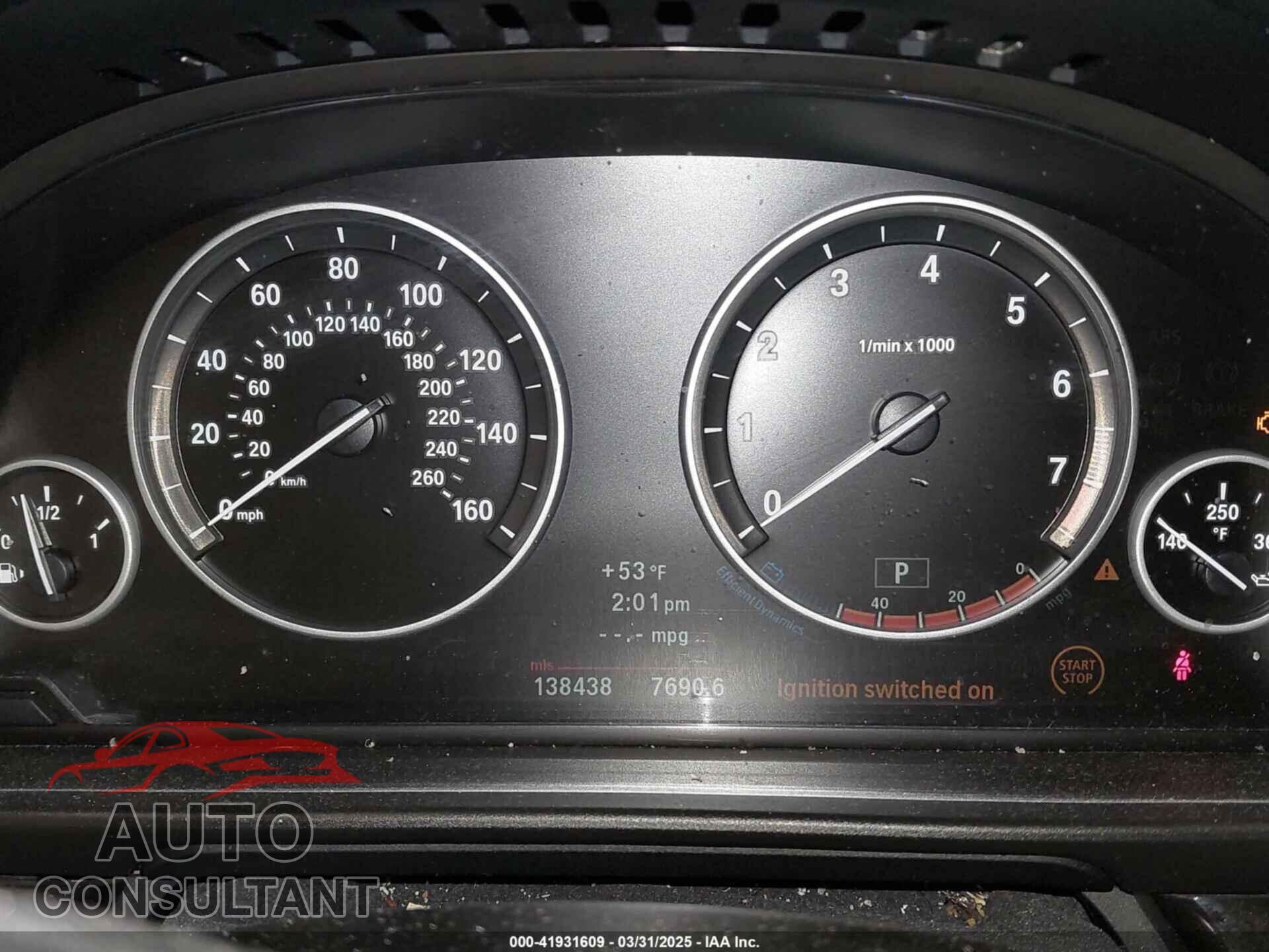 BMW 528I 2013 - WBAXH5C55DD106953