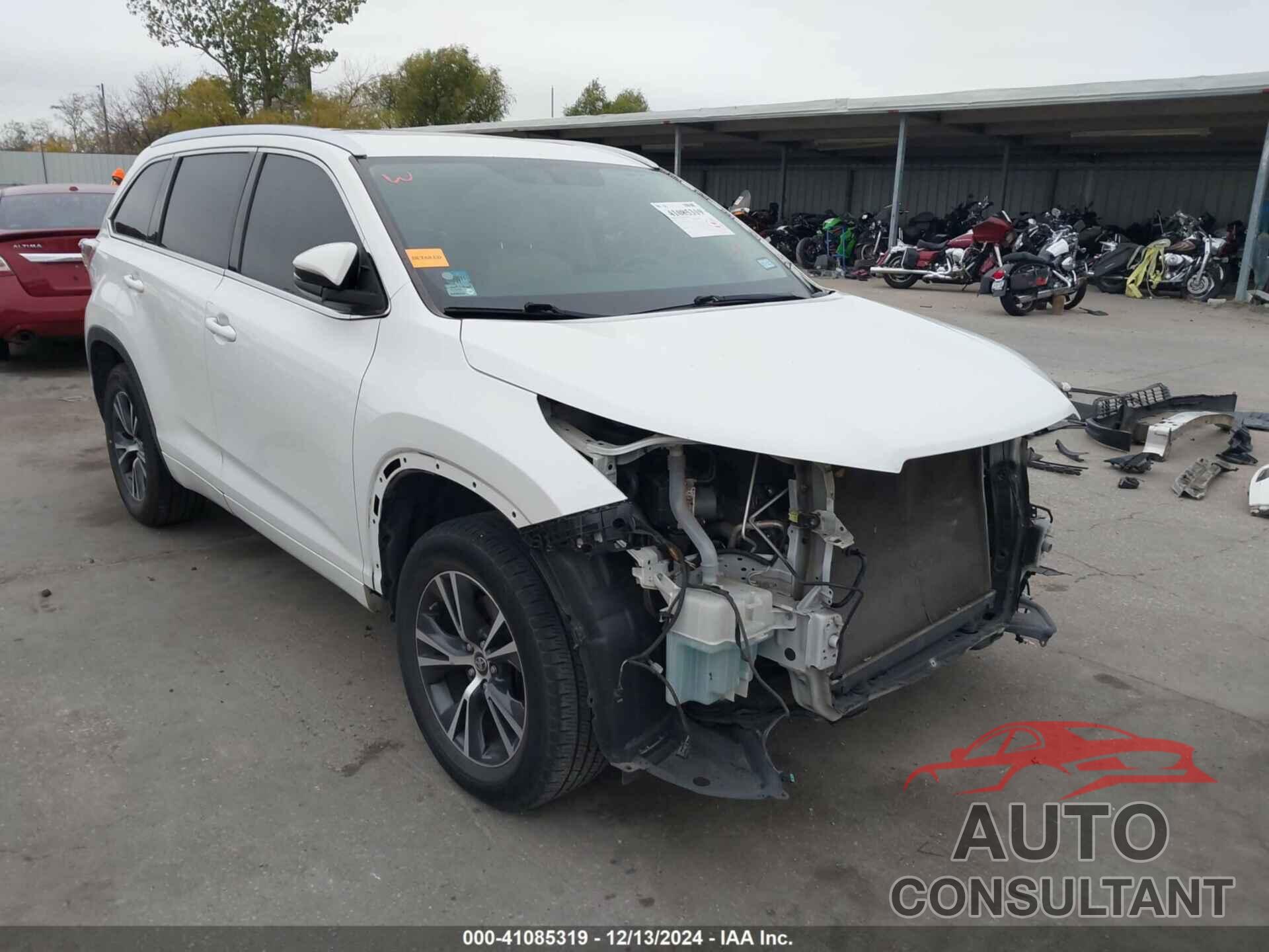 TOYOTA HIGHLANDER 2016 - 5TDKKRFH4GS161821