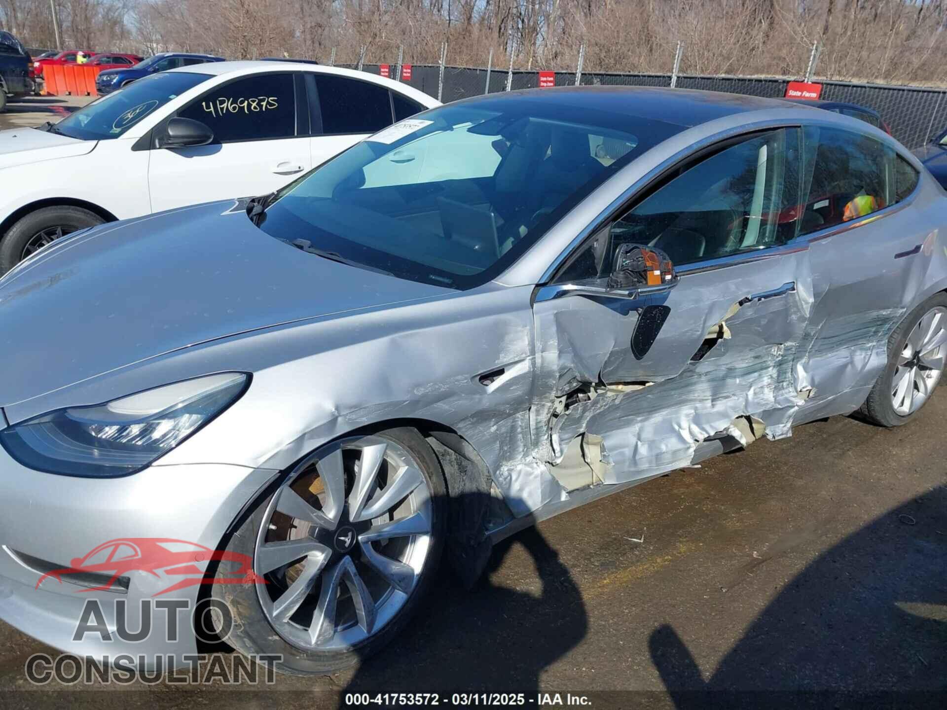 TESLA MODEL 3 2018 - 5YJ3E1EB3JF117007