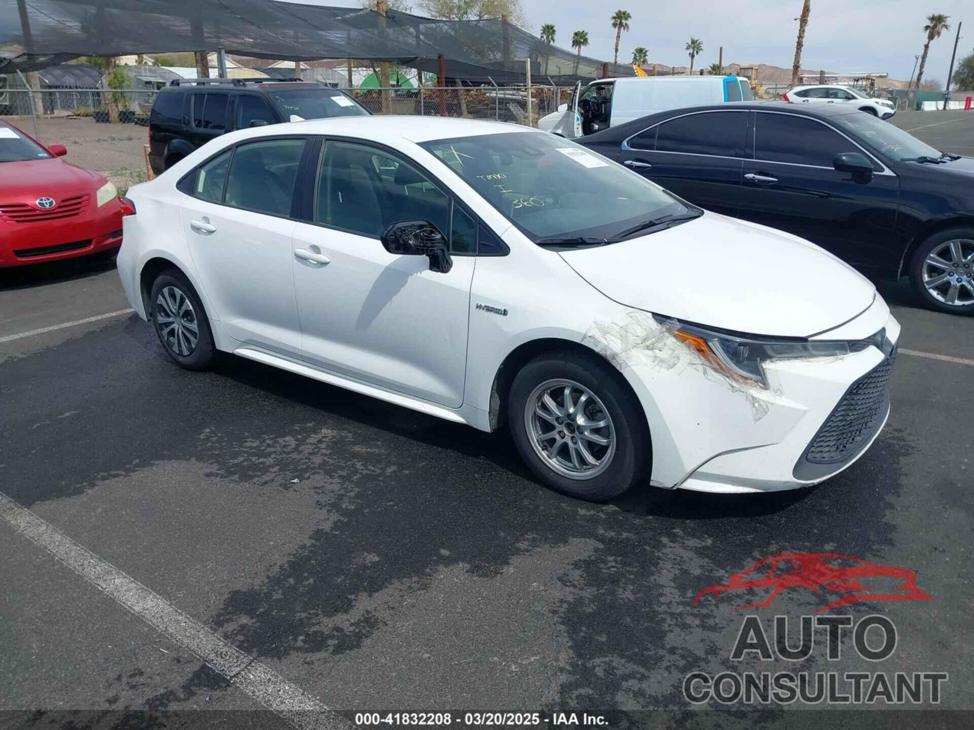 TOYOTA COROLLA 2020 - JTDEBRBE9LJ000655