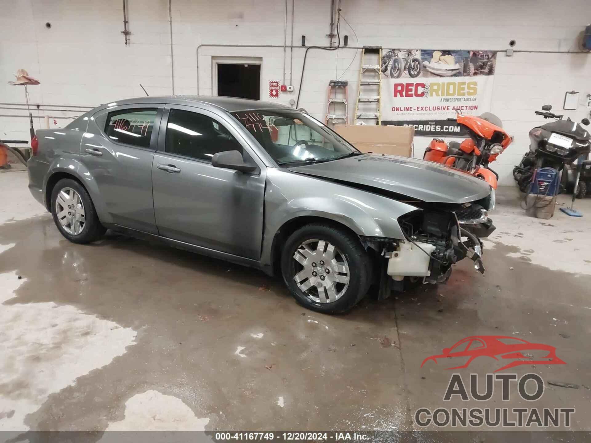 DODGE AVENGER 2013 - 1C3CDZAB1DN753734