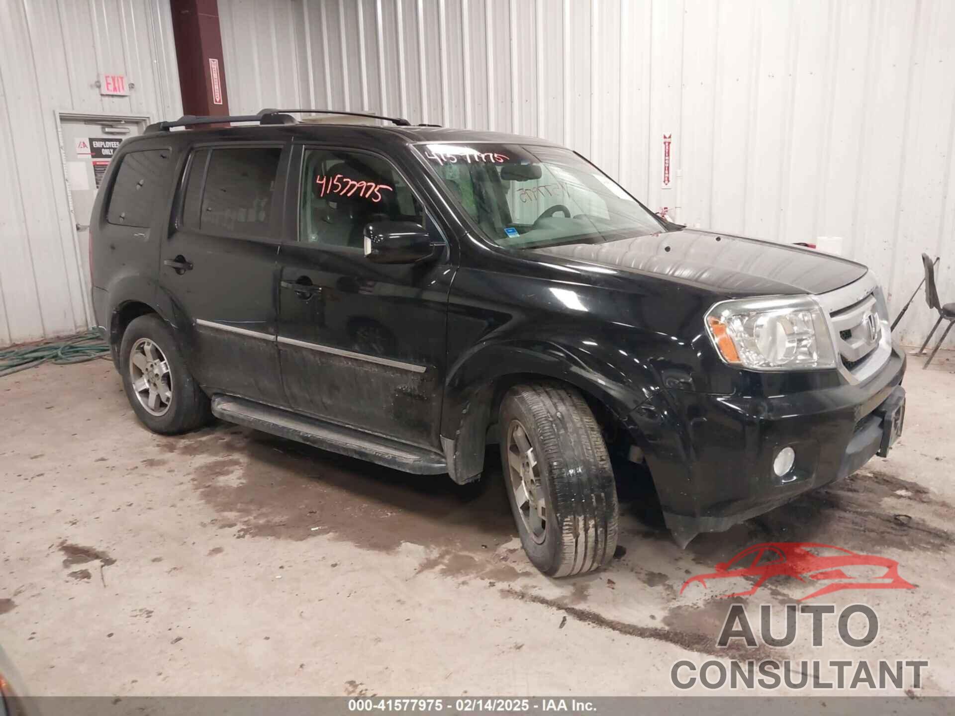 HONDA PILOT 2010 - 5FNYF4H96AB007923
