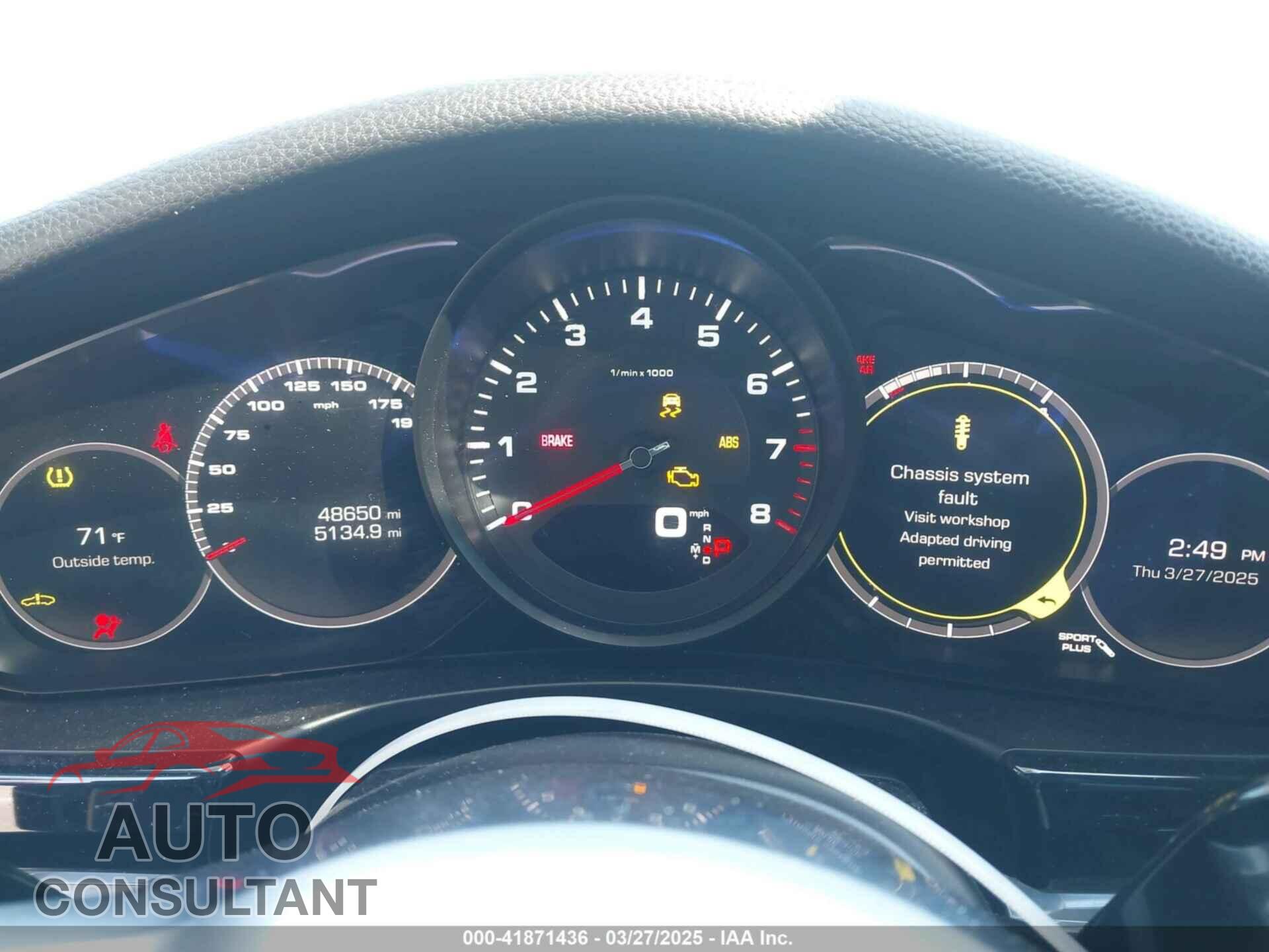 PORSCHE PANAMERA 2019 - WP0AA2A76KL100470