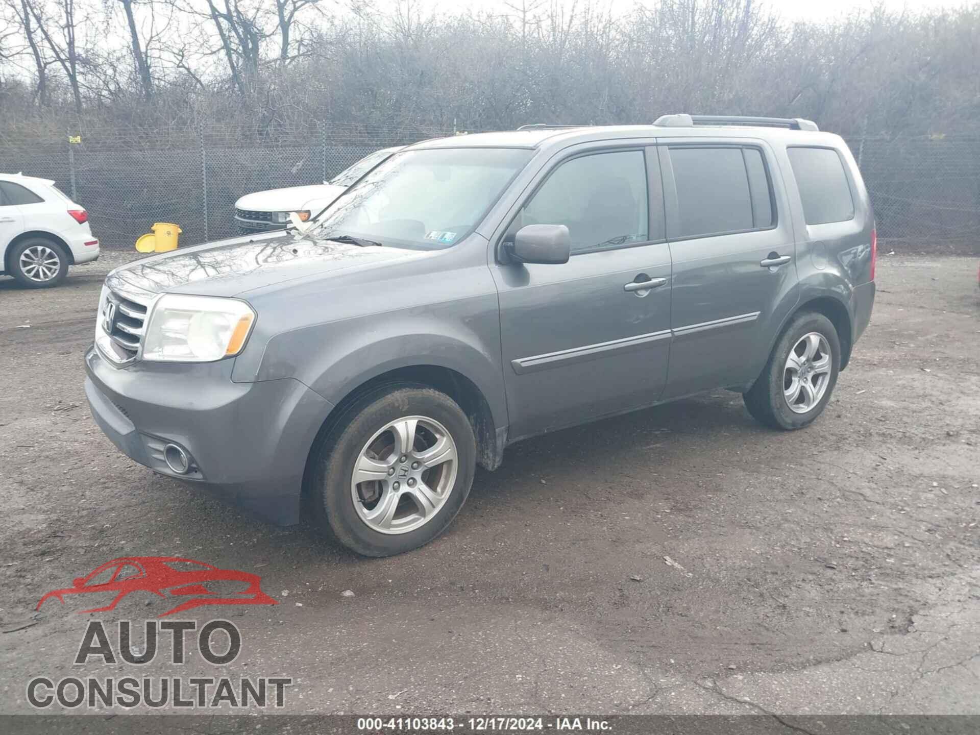 HONDA PILOT 2012 - 5FNYF4H57CB049596