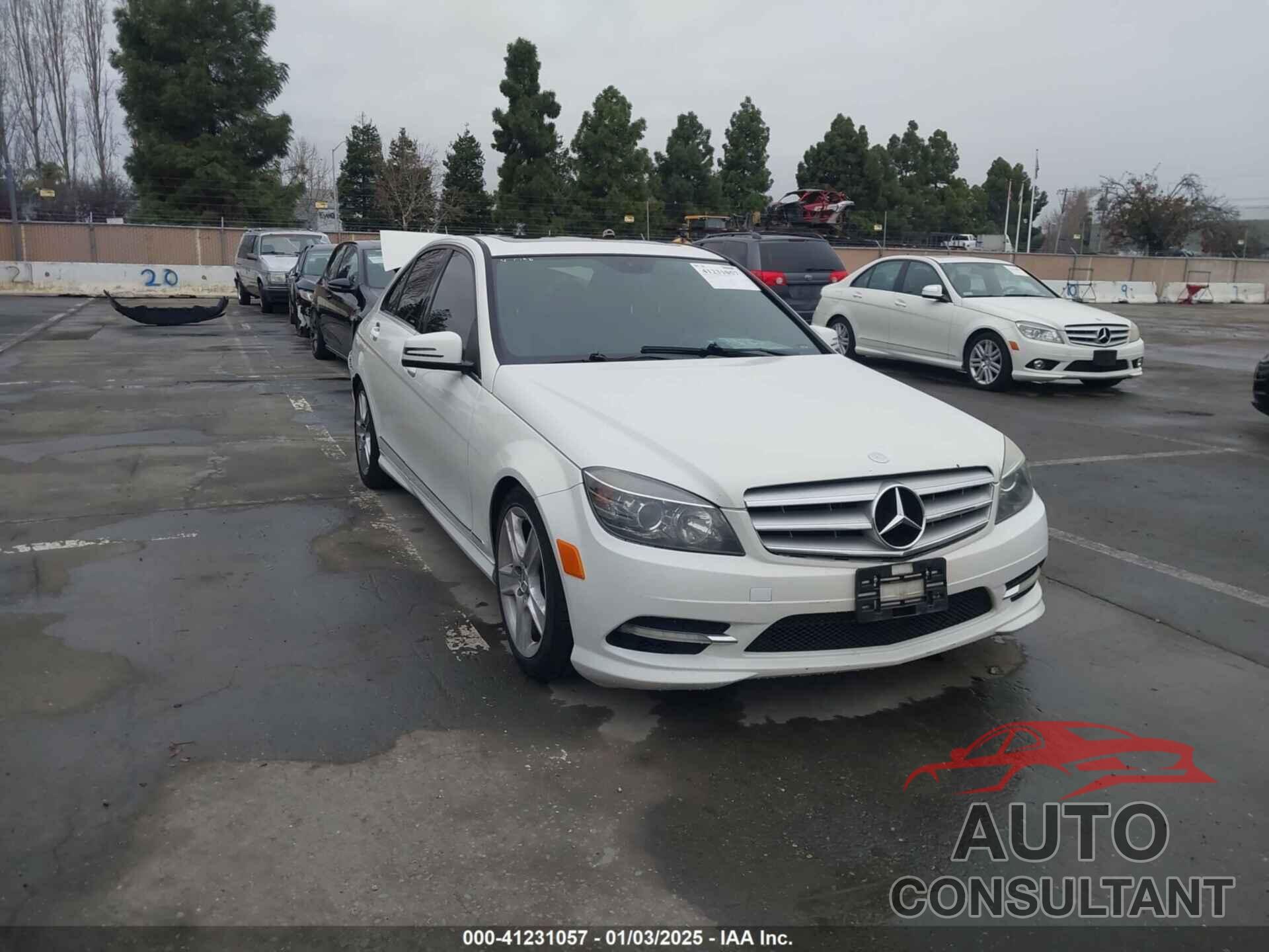 MERCEDES-BENZ C 300 2011 - WDDGF8BB8BR160271