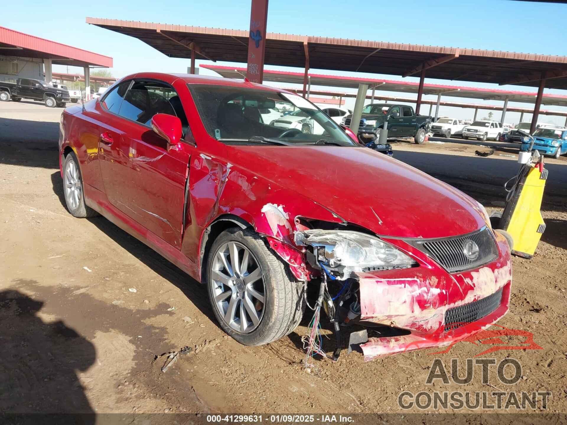 LEXUS IS 250C 2010 - JTHFF2C2XA2511737