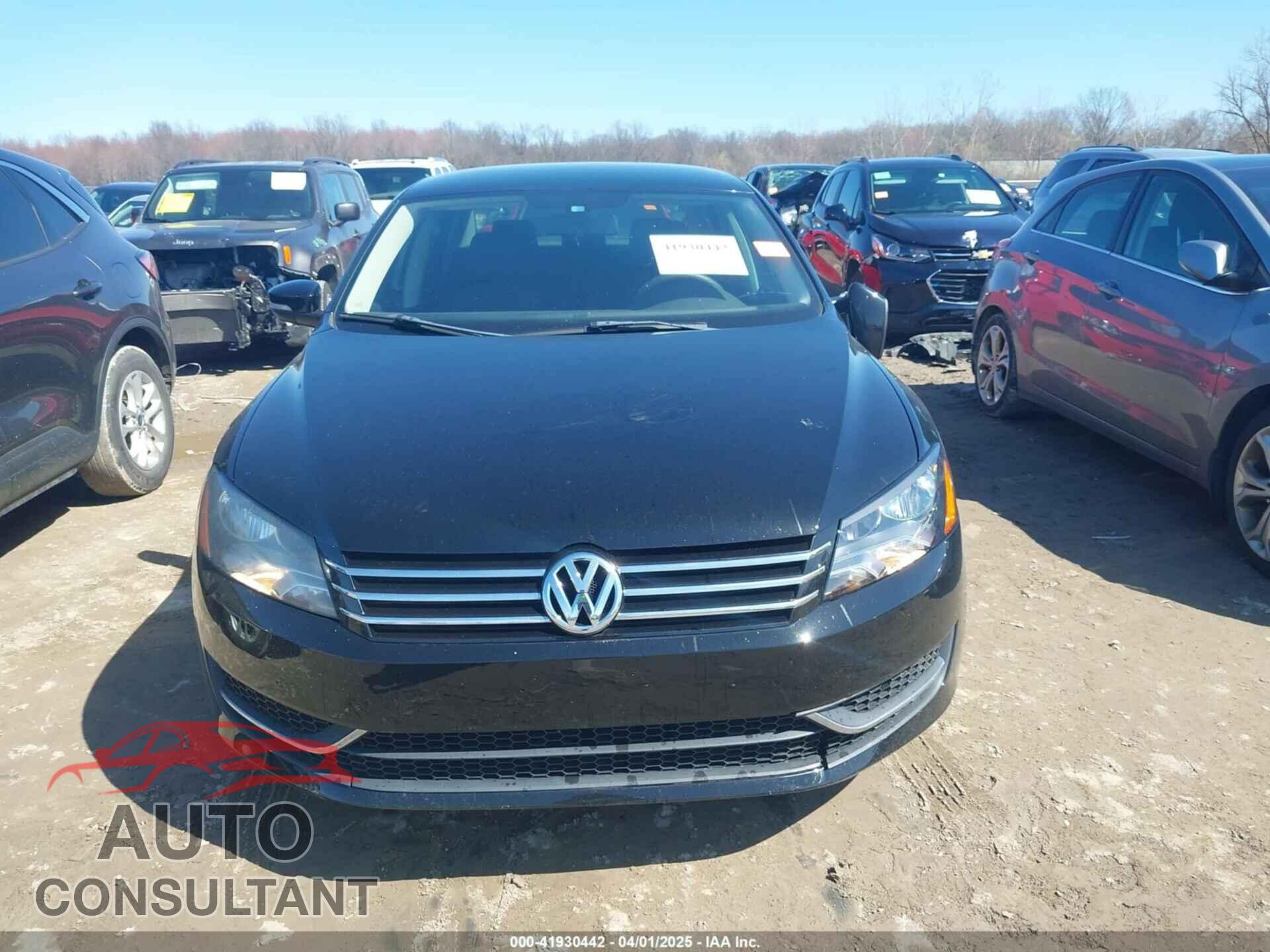 VOLKSWAGEN PASSAT 2013 - 1VWAP7A3XDC102134