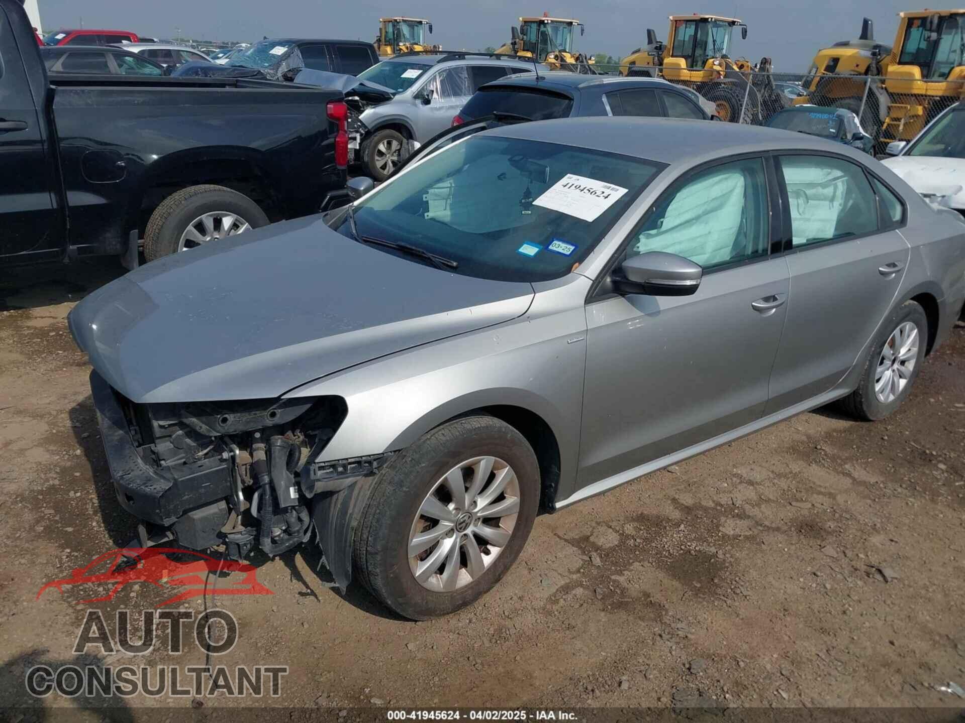 VOLKSWAGEN PASSAT 2014 - 1VWAT7A38EC089882