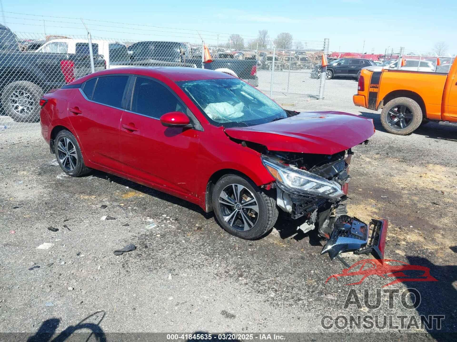NISSAN SENTRA 2022 - 3N1AB8CV6NY218416